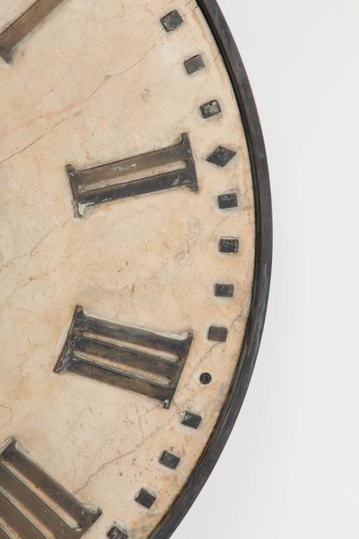 Marble Clock Face For Sale at 1stdibs