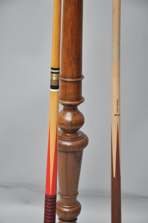 French Snooker/Billiards Cue Stand For Sale at 1stDibs