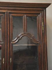 18th Century Country Oak Bookcase or Vitrine, Burgundy France, 1780