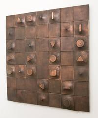 '70s Roger Tallon Bronze Wall Plaque