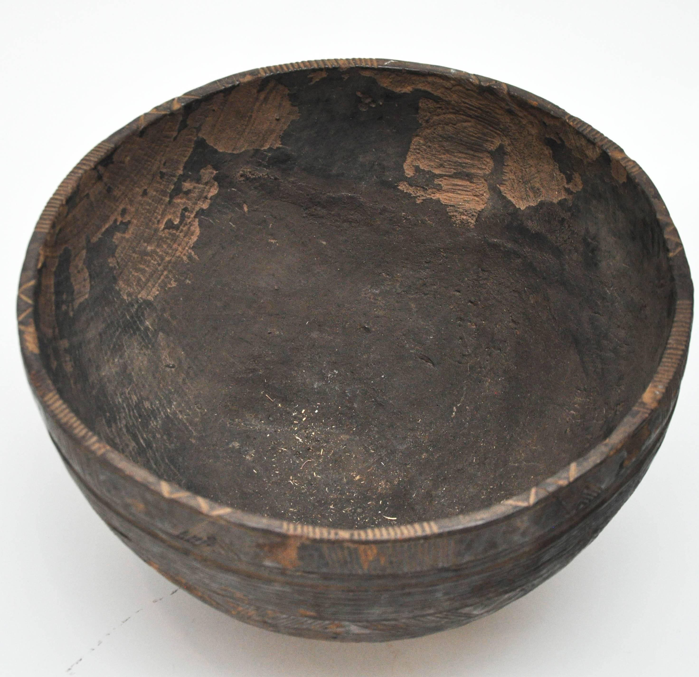 african wood bowl