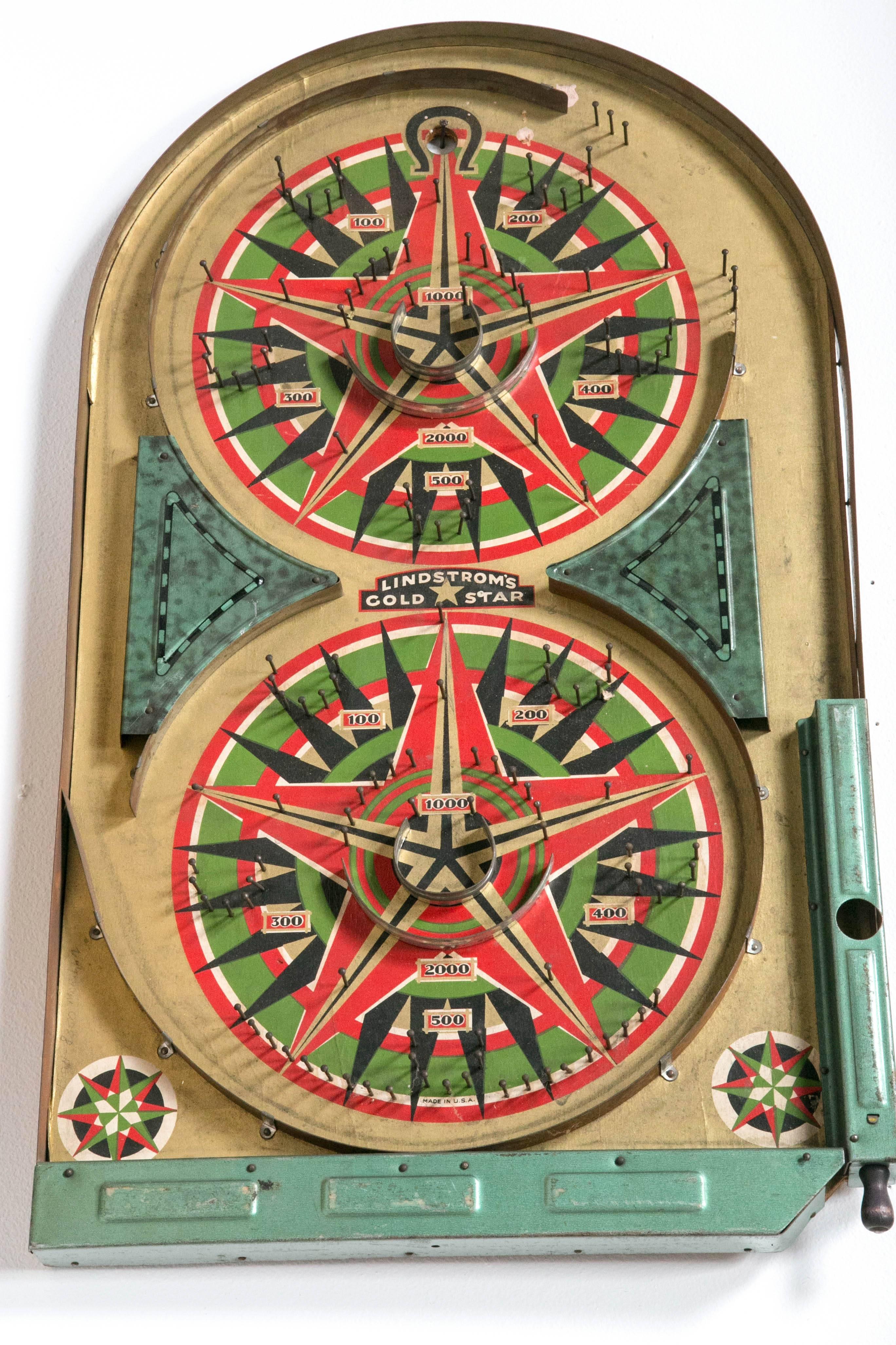 Collection of Antique Pinball Games Circa 1920-1950