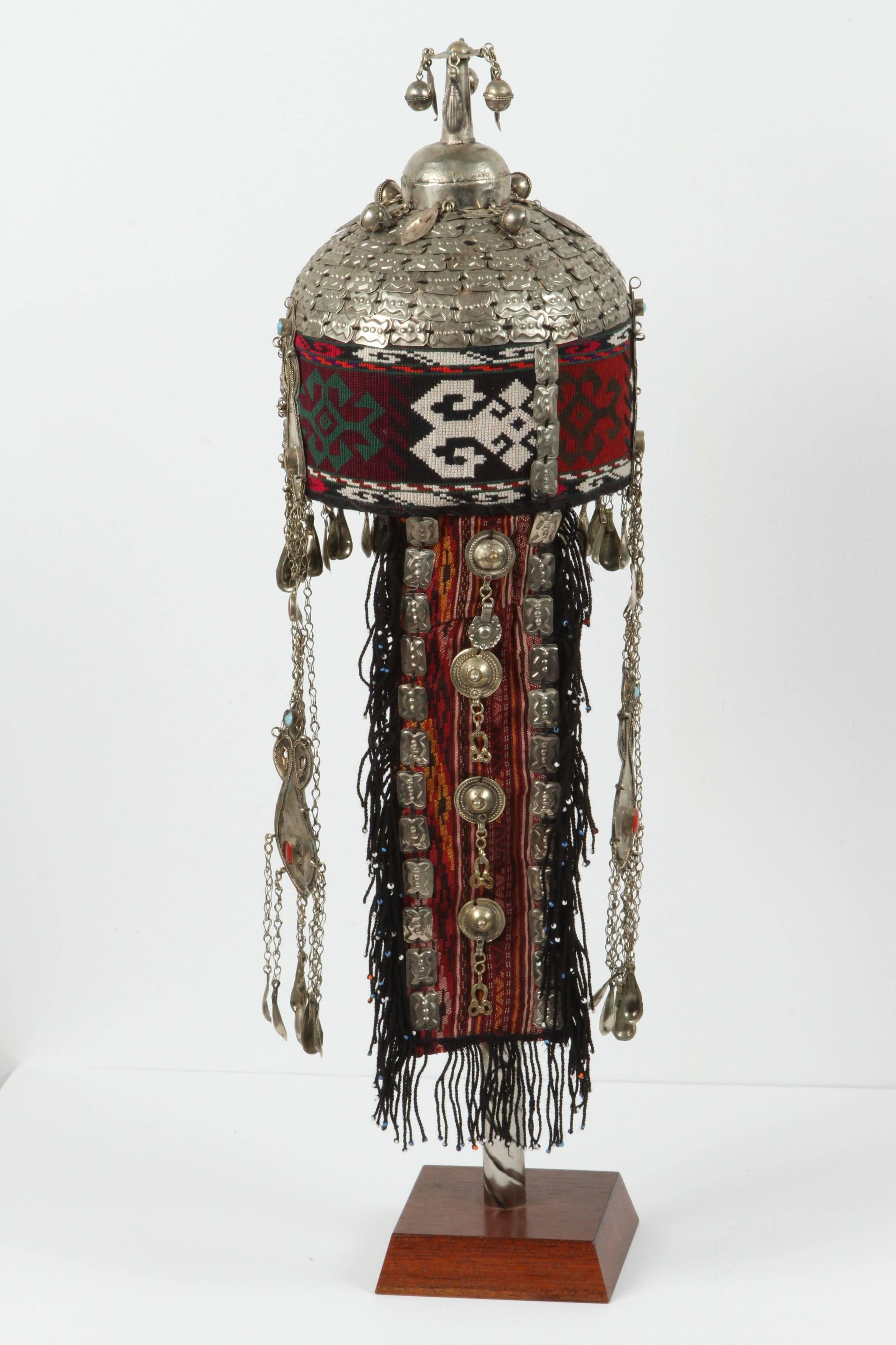 Ethnic Mongolian Wedding Head Dress  2