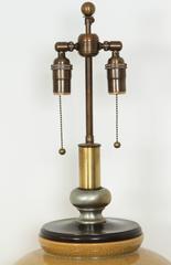Pair of large ceramic lamps by Frederick Cooper