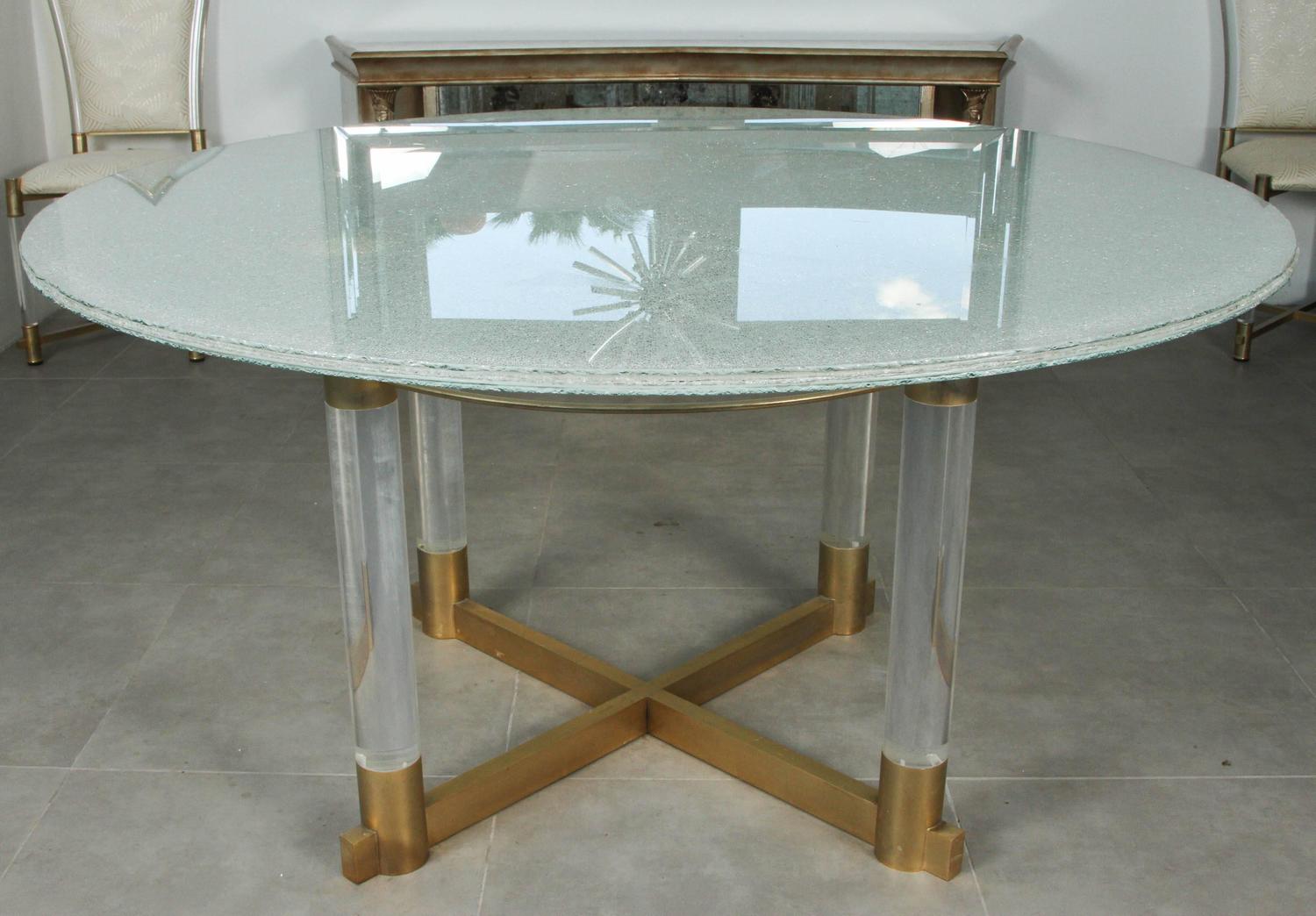 cracked glass kitchen table