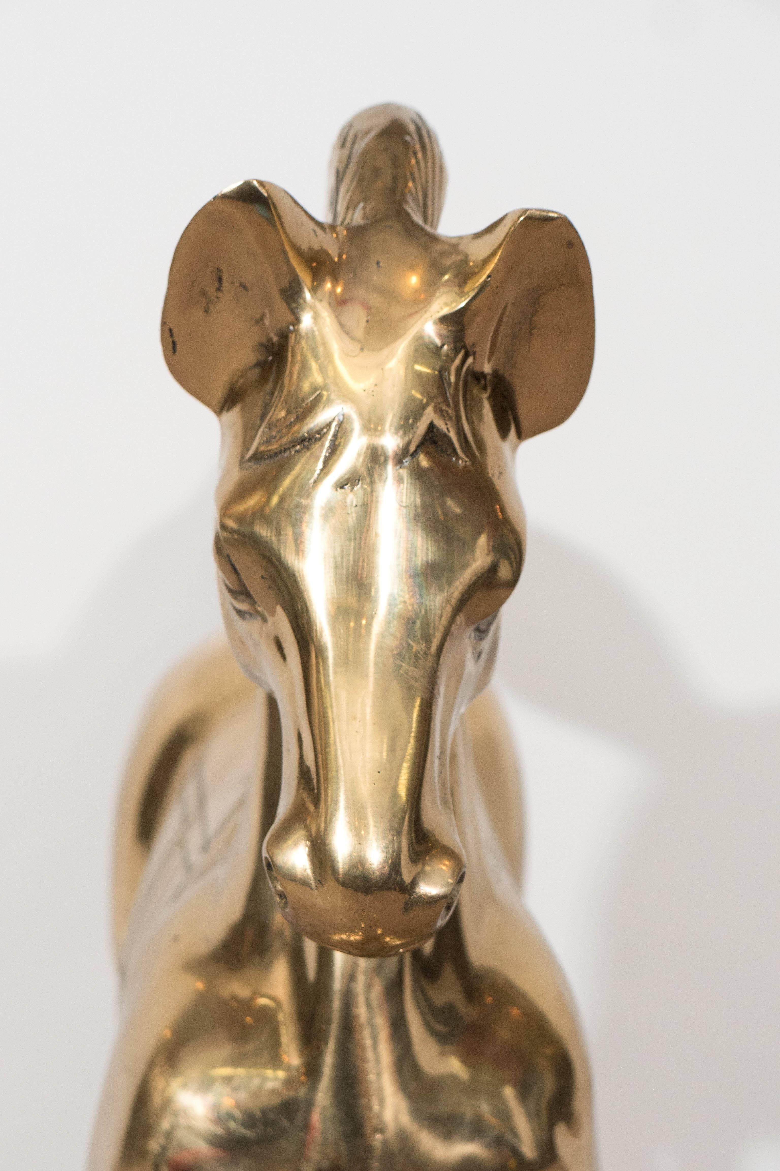 Brass Rocking Horse 2