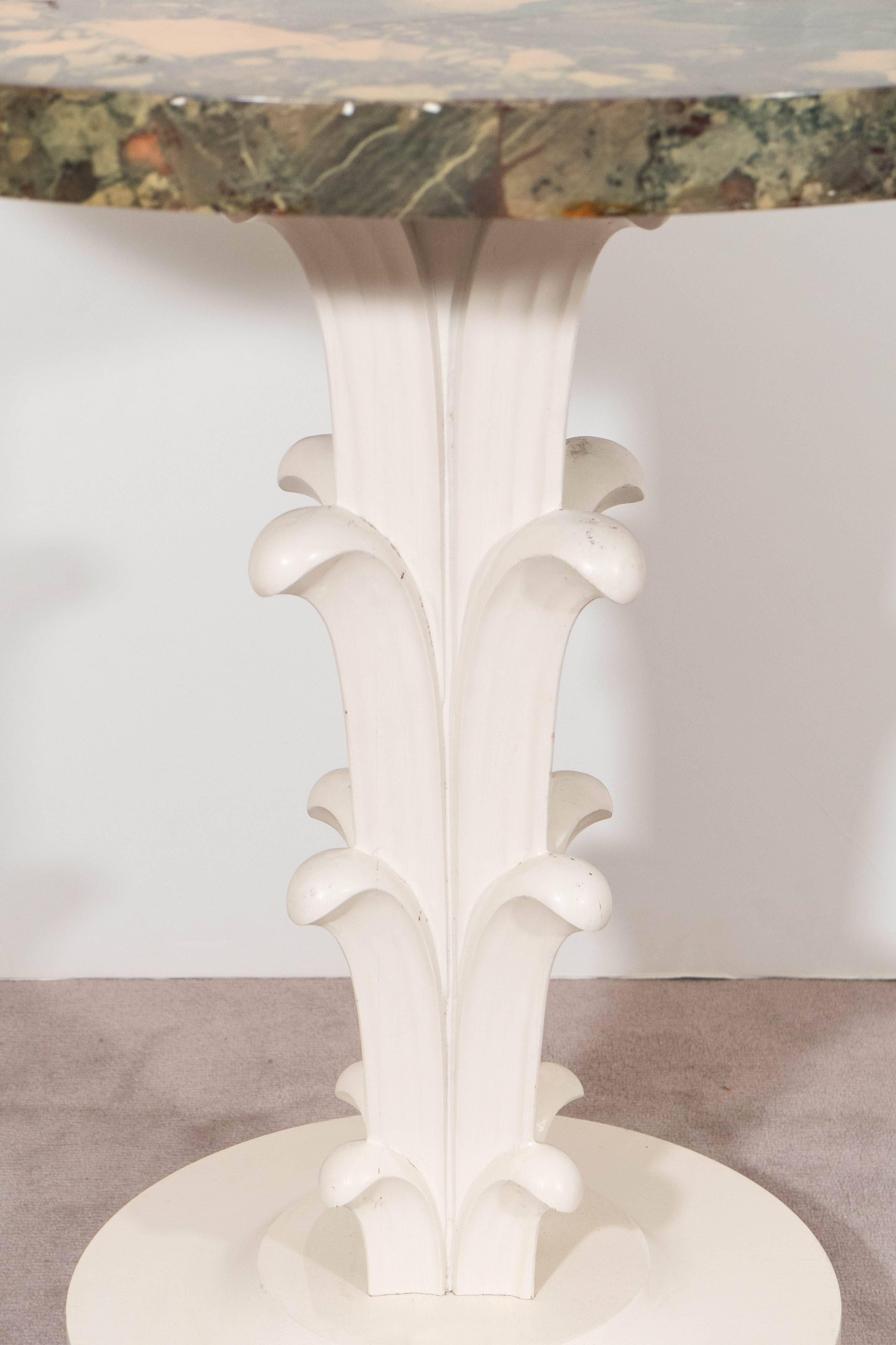 Mid-20th Century Pair of Widdicomb Furniture Company Pedestal Tables for John Stuart