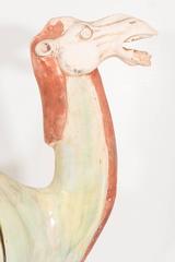 Tang Dynasty Glazed Pottery Statue of Standing Camel