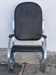 Maison Jansen MCM Chrome Rocker, 1970, France