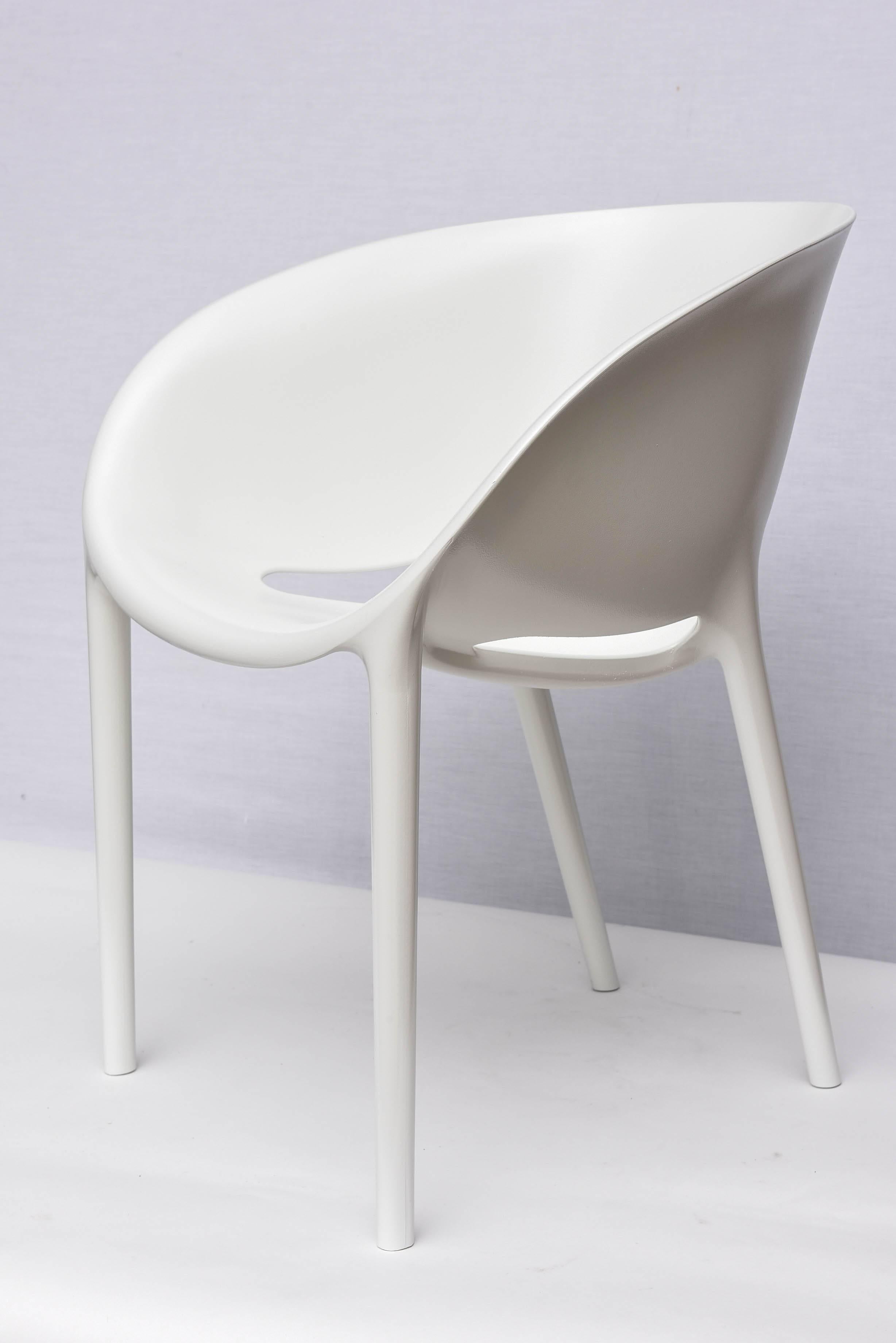 Mid-Century Modern Soft Egg Chair by Philippe Starck, Italy, 20th Century
