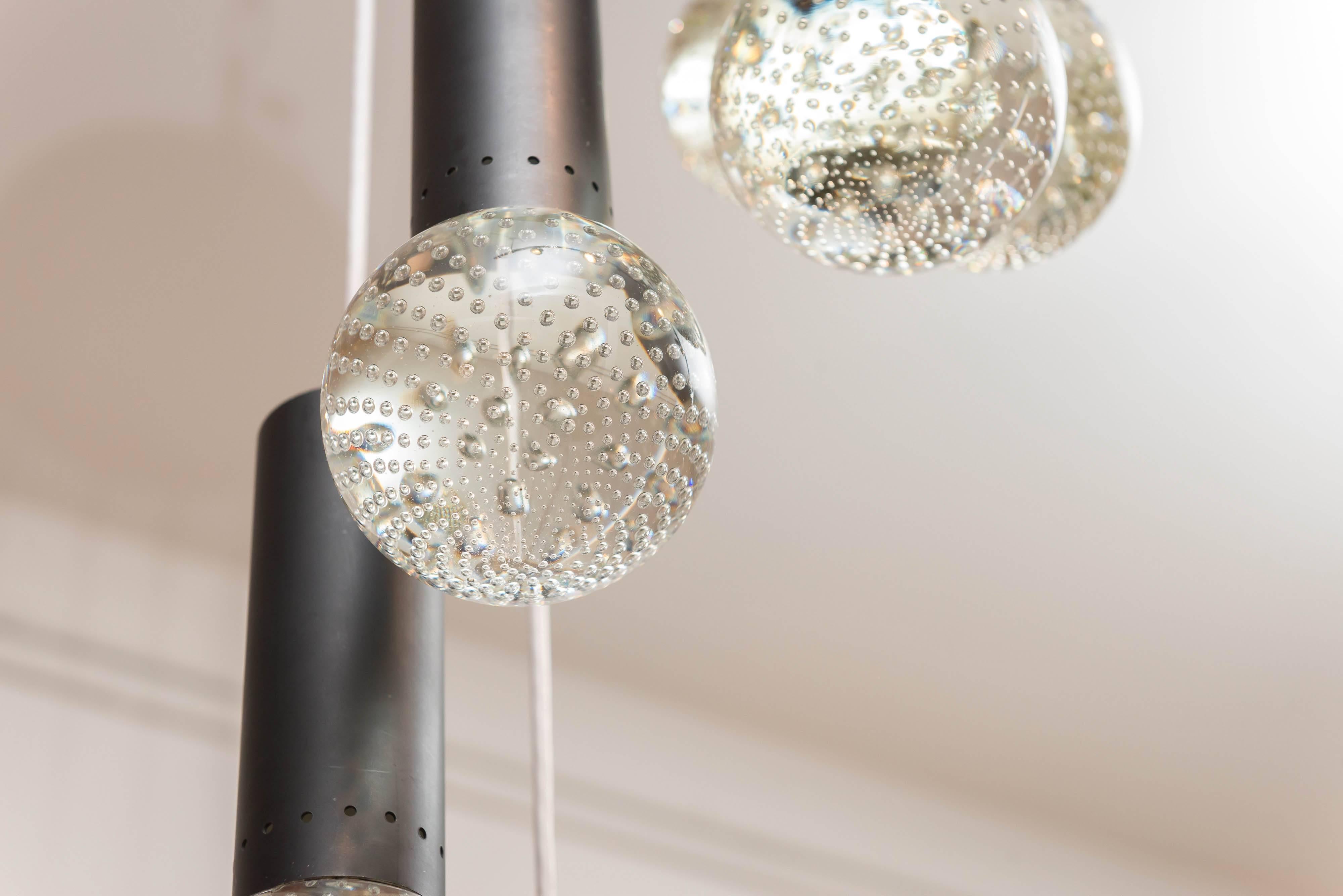 Bubble Light Chandelier in the style of Gino Sarfatti 1