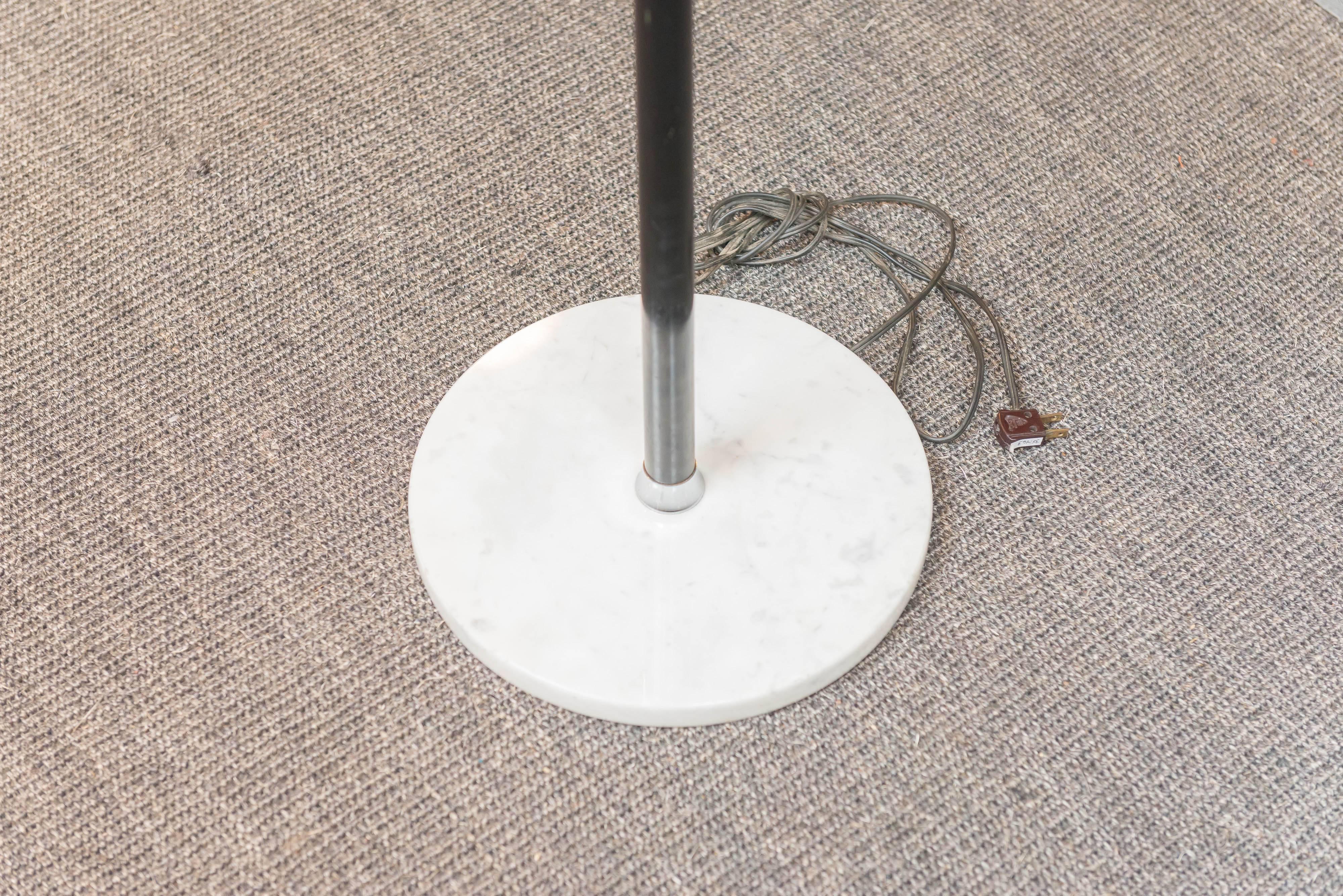 Excellent condition Mid-Century Italian floor lamp
 stamped 