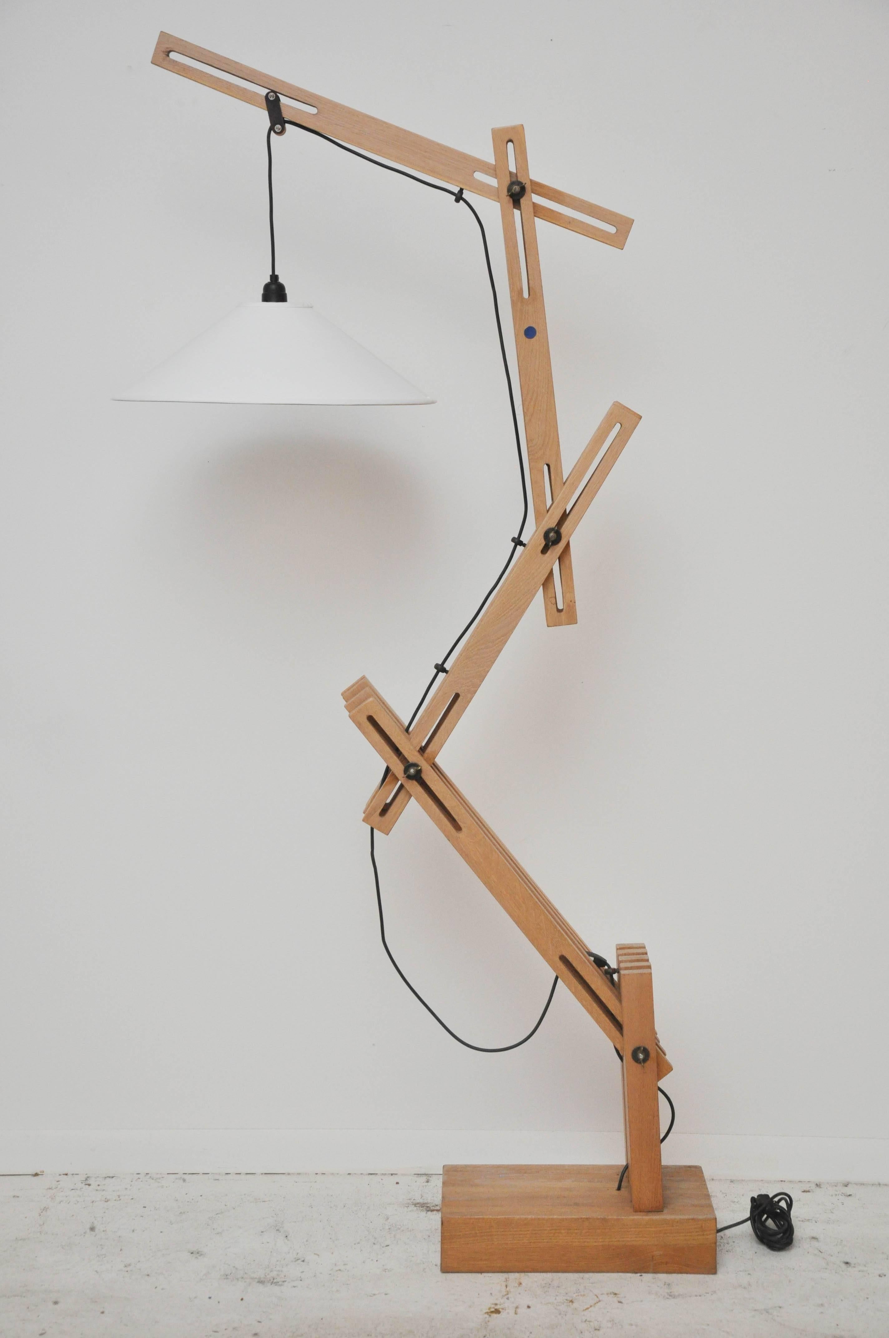 Architectural Wooden Floor Lamp 2