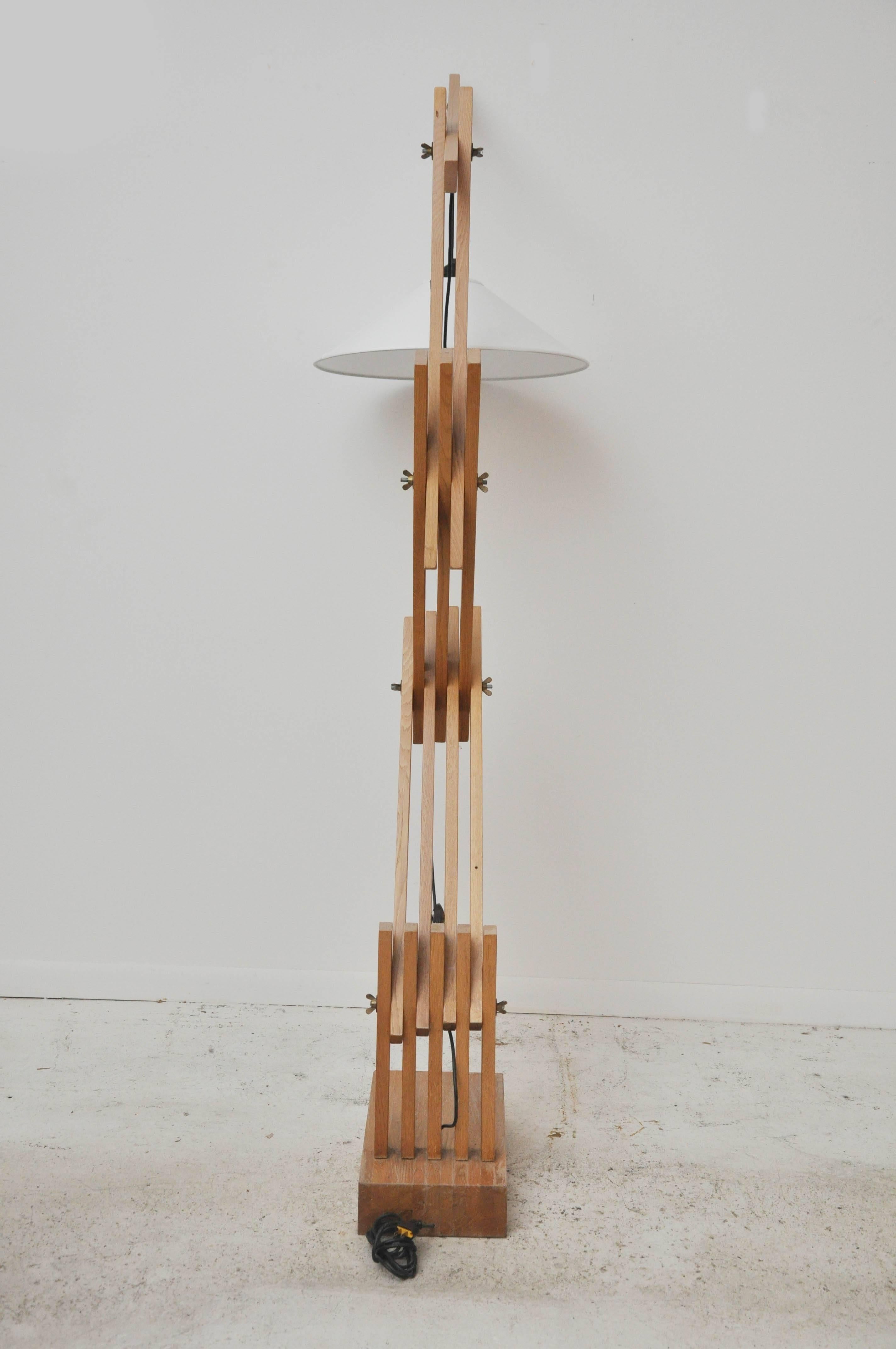 Architectural Wooden Floor Lamp 4