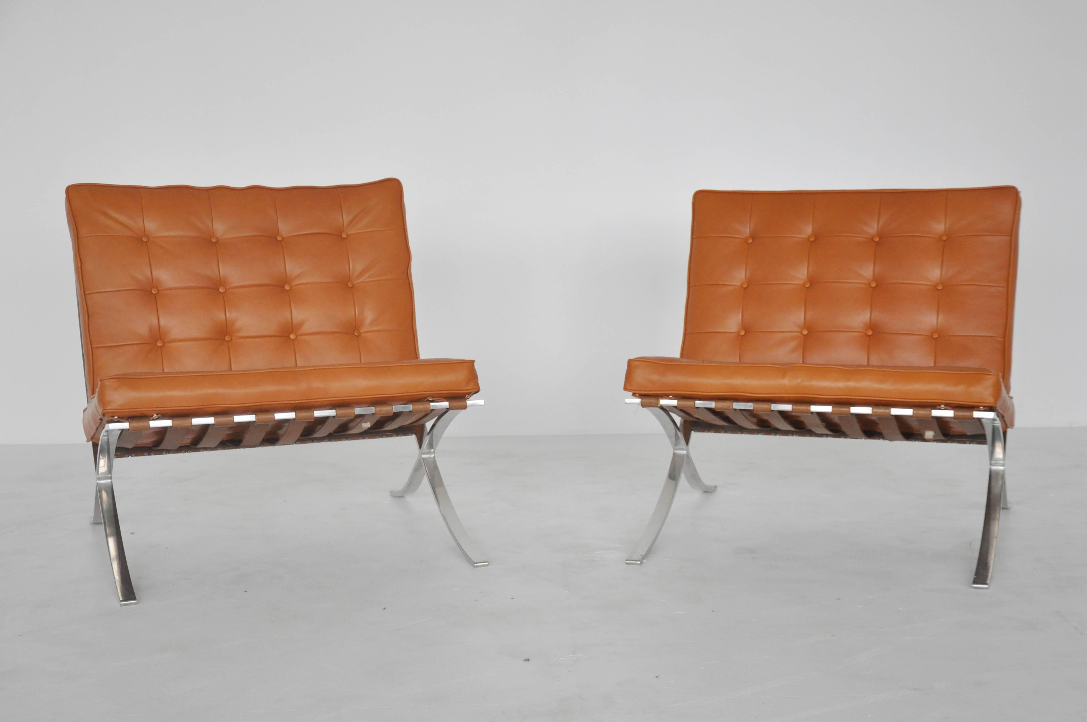 Mid-Century Modern Ludwig Mies van der Rohe Barcelona Chairs