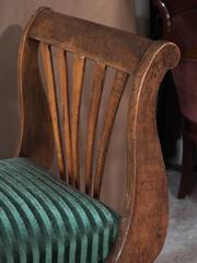 Italian 19th Century Inlaid Walnut Daybed