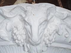 White Plaster Hanging Light or Planter