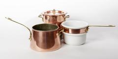 French Copper Steamer, Double Boiler "Bain Marie"