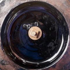 English 19th Century Cut Glass Oil Lamp