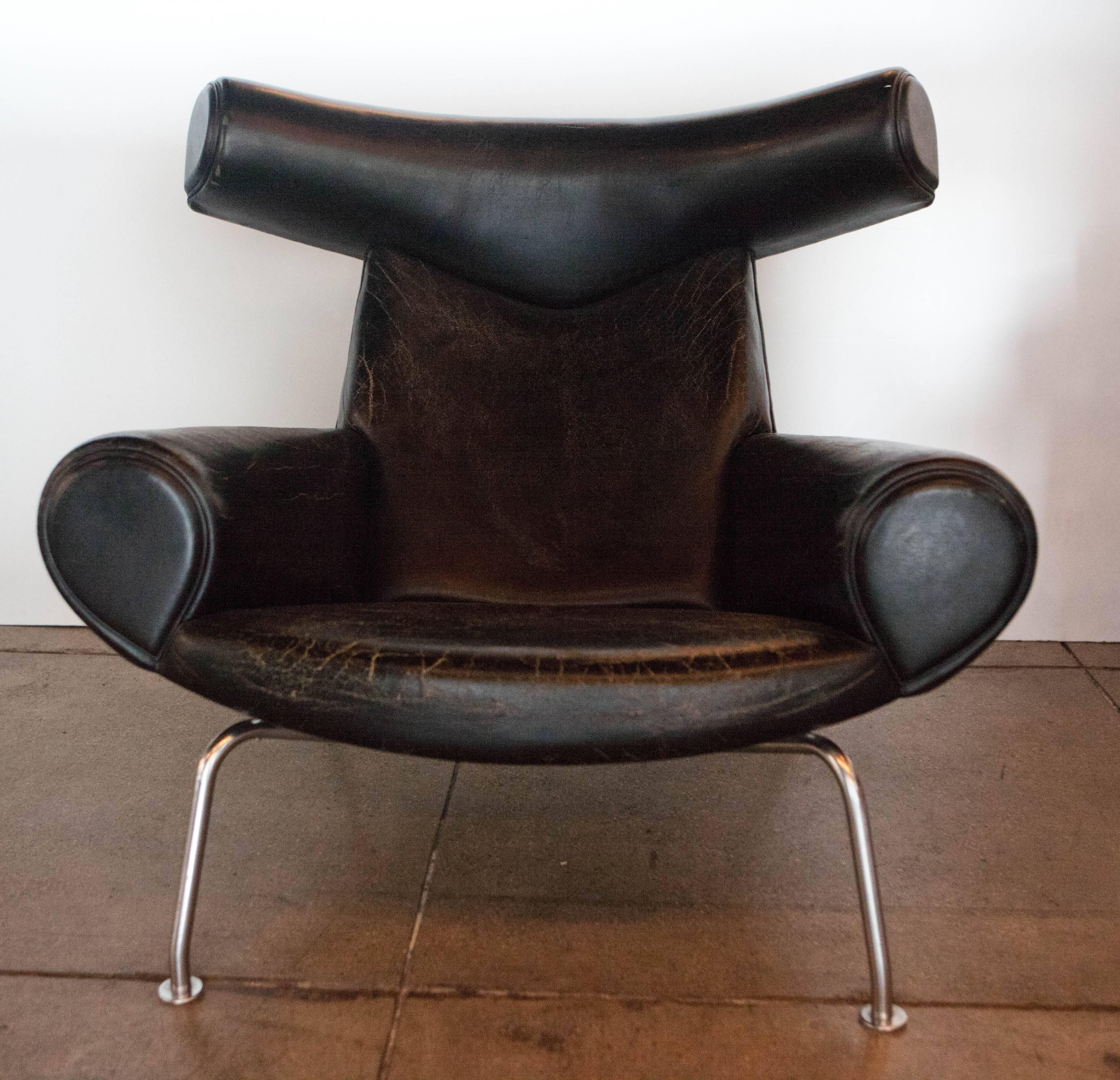 Scandinavian Modern Ox Chair by Hans Wegner, Denmark, 1960