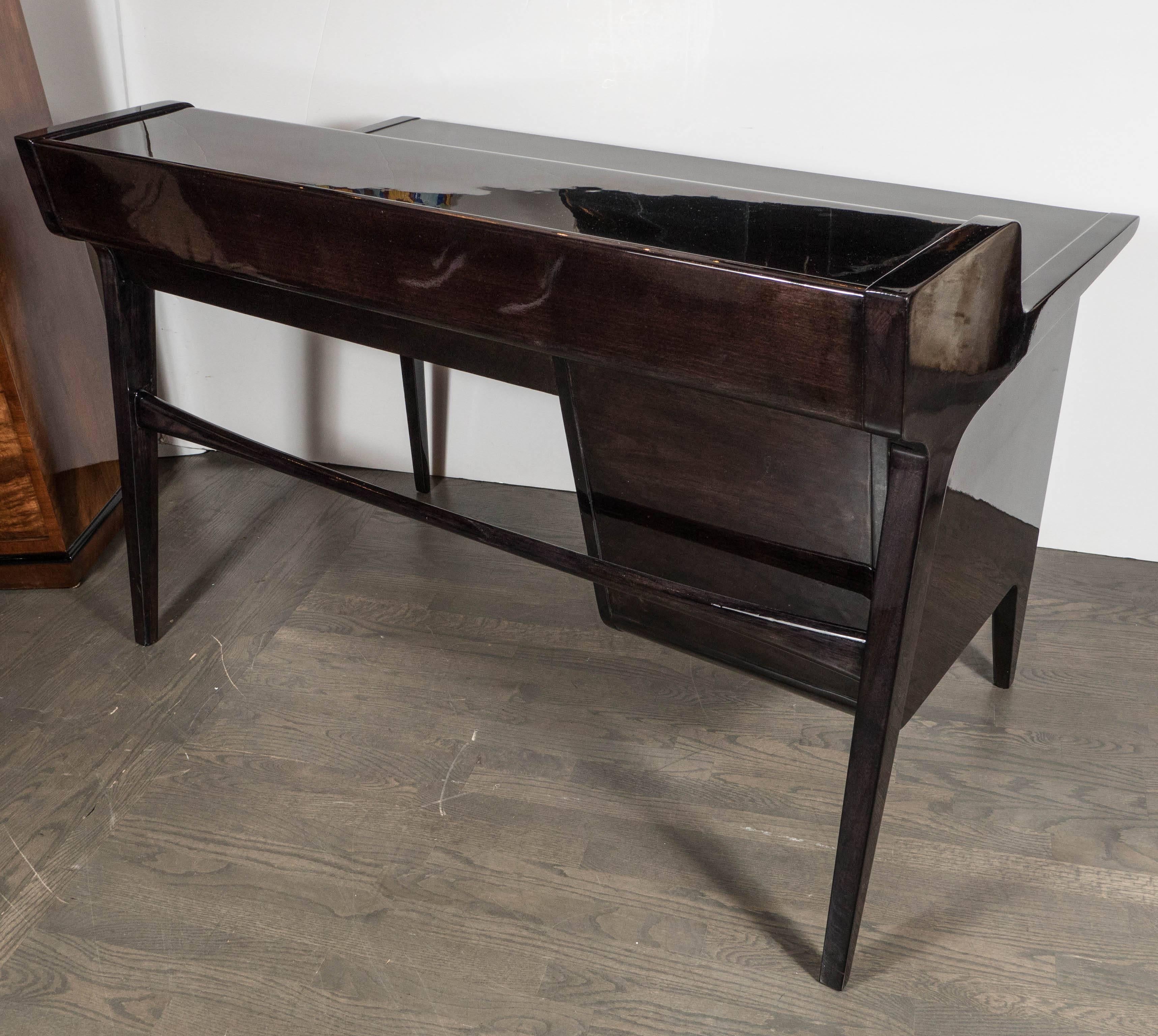 Sophisticated Mid-Century Modernist Desk by John Van Koert 2