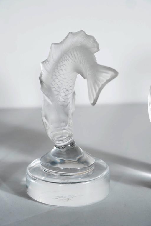 Collection of Lalique Animal Figurines in Frosted Crystal at 1stdibs