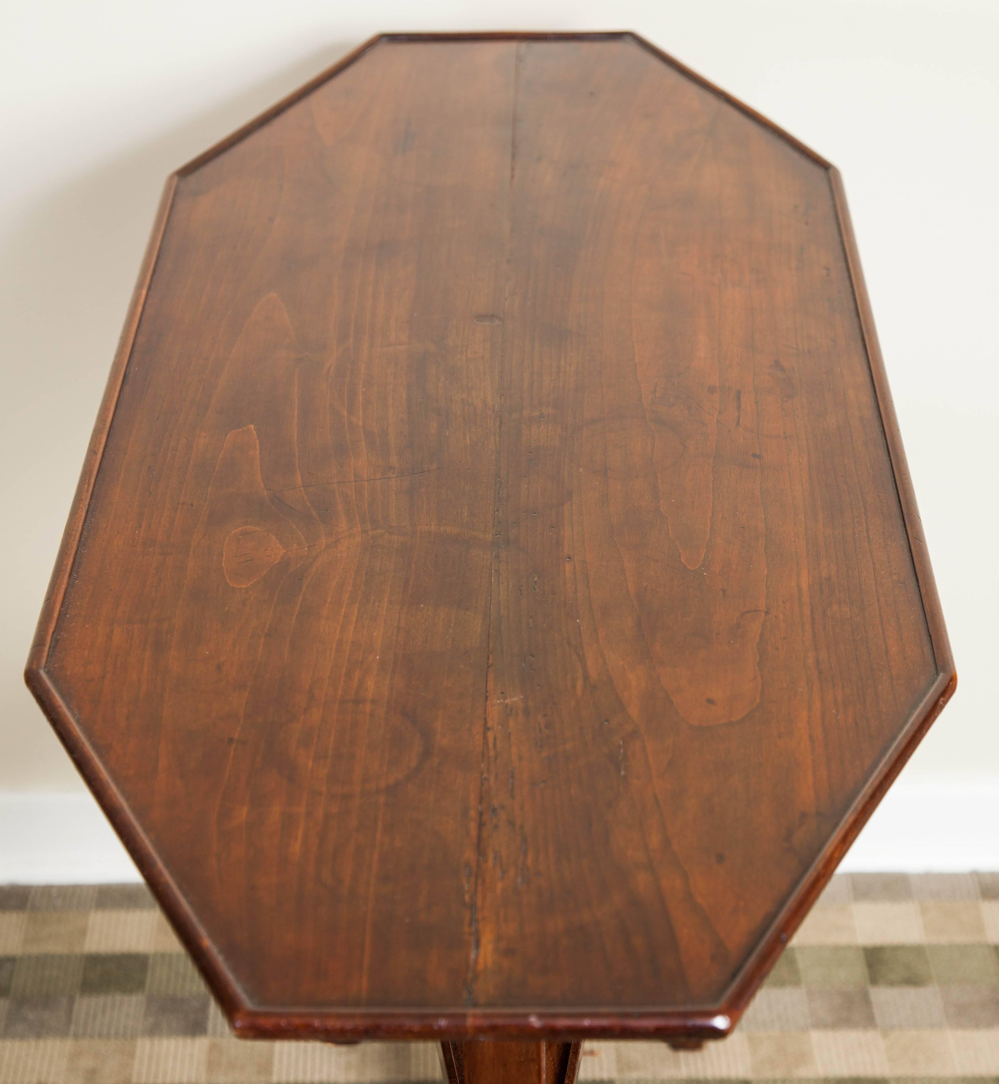 Directoire Mahogany Trestle Table, Early 19th Century For Sale 4