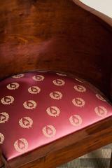 Empire Solid Mahogany Desk Chair, Early 19th Century