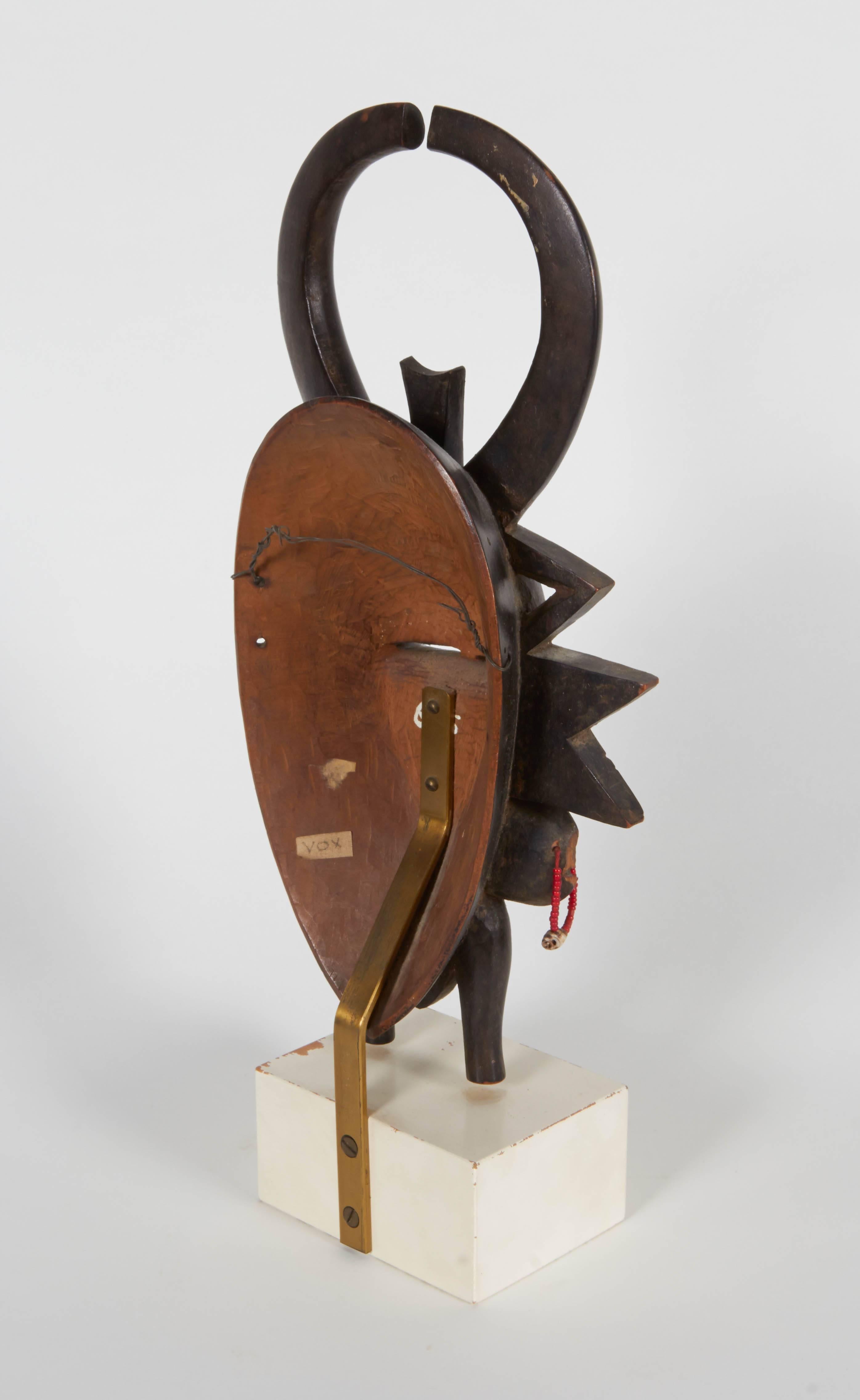 Carved Fine Senufo Kpeli-Yehe Face Mask