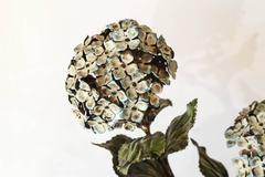 Midcentury Tole Hydranga Pot