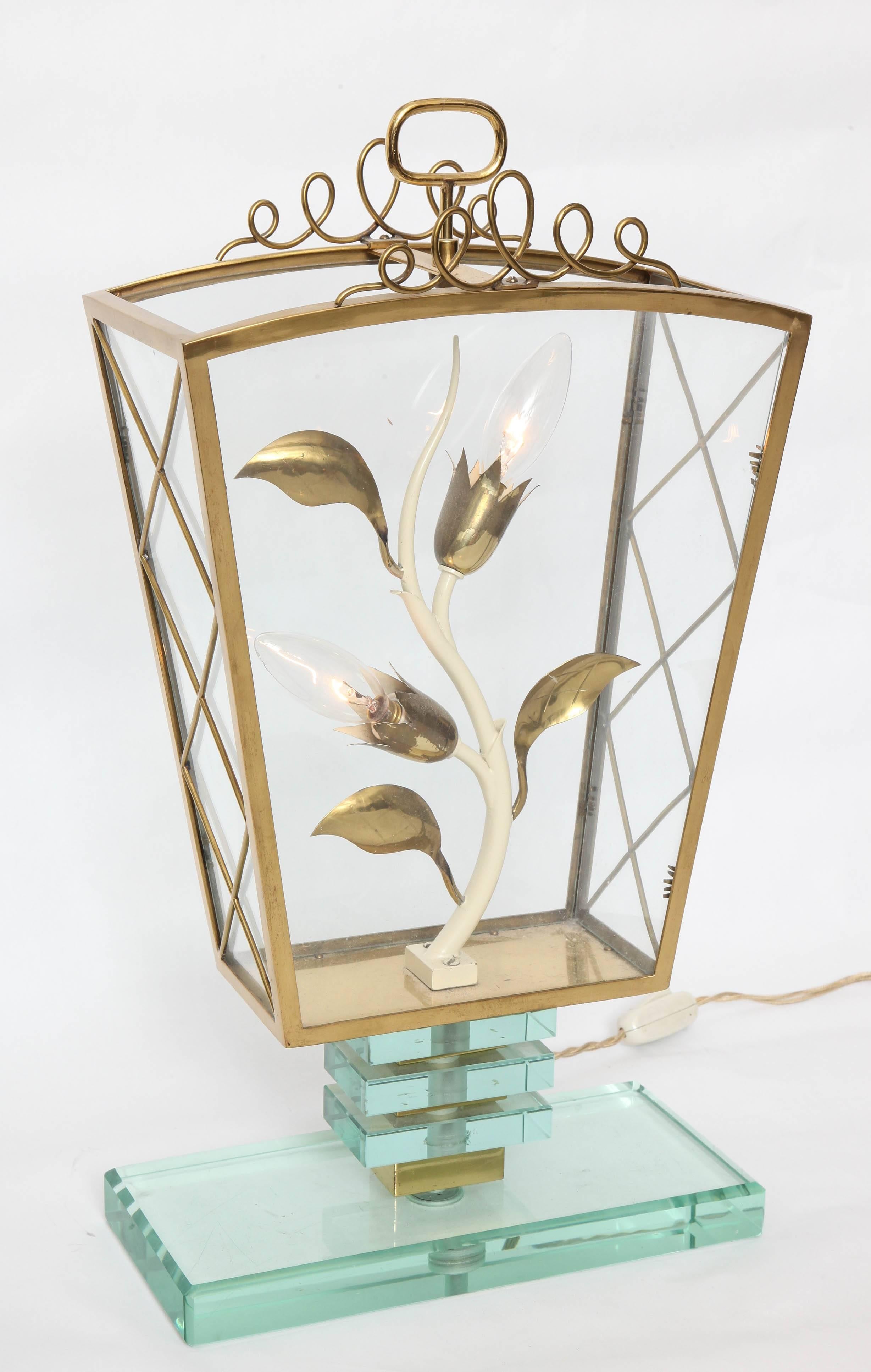 Mid-20th Century Table Lamp Art Moderne, Italian, 1940s For Sale