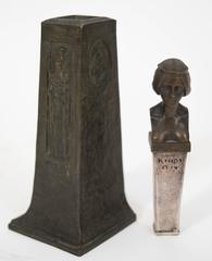 Gustav Gurschner Patinated Bronze Seal