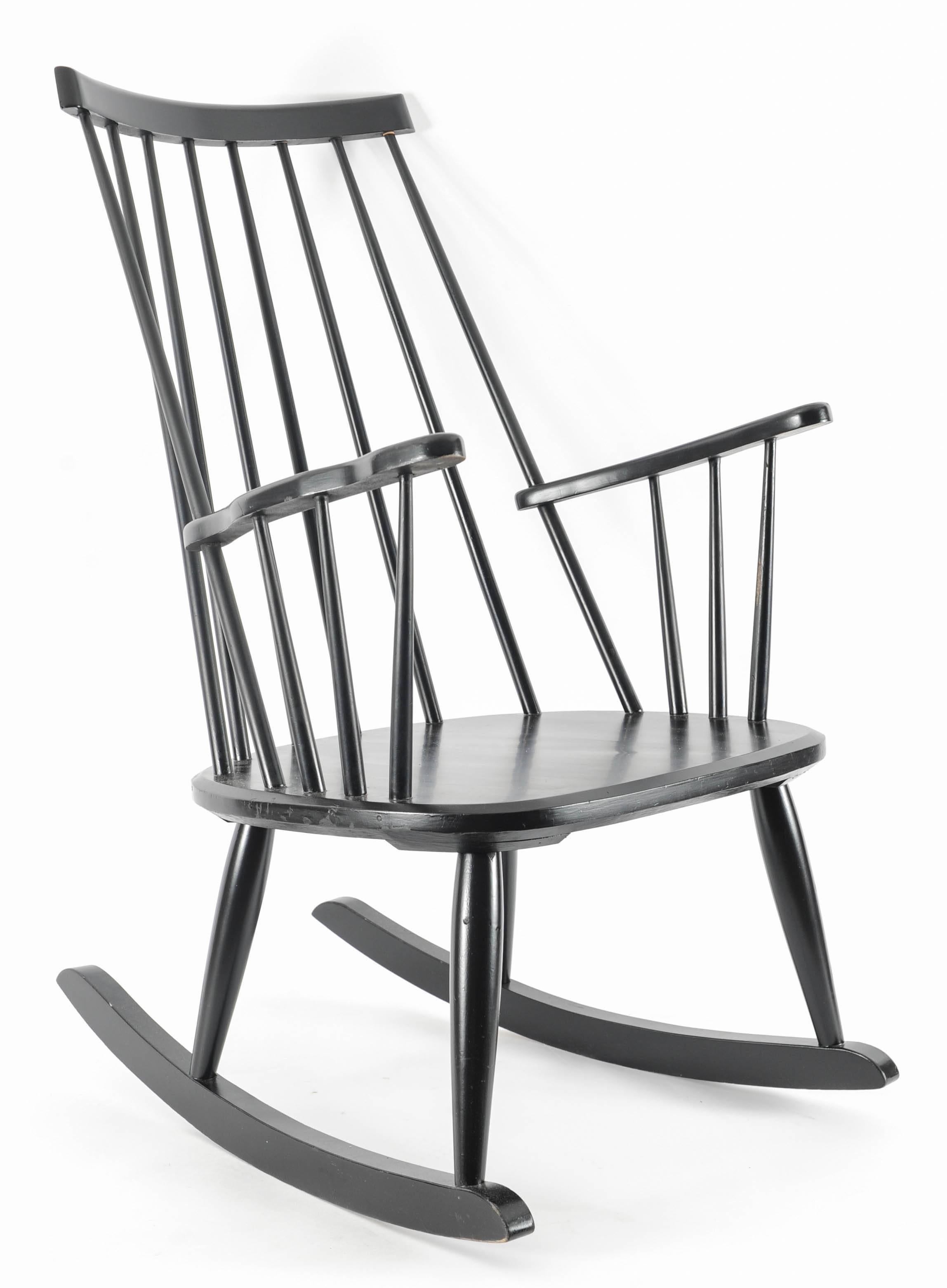 This rocking chair was designed by Lena Larsson and made by Nesto Sweden for Pastoe.