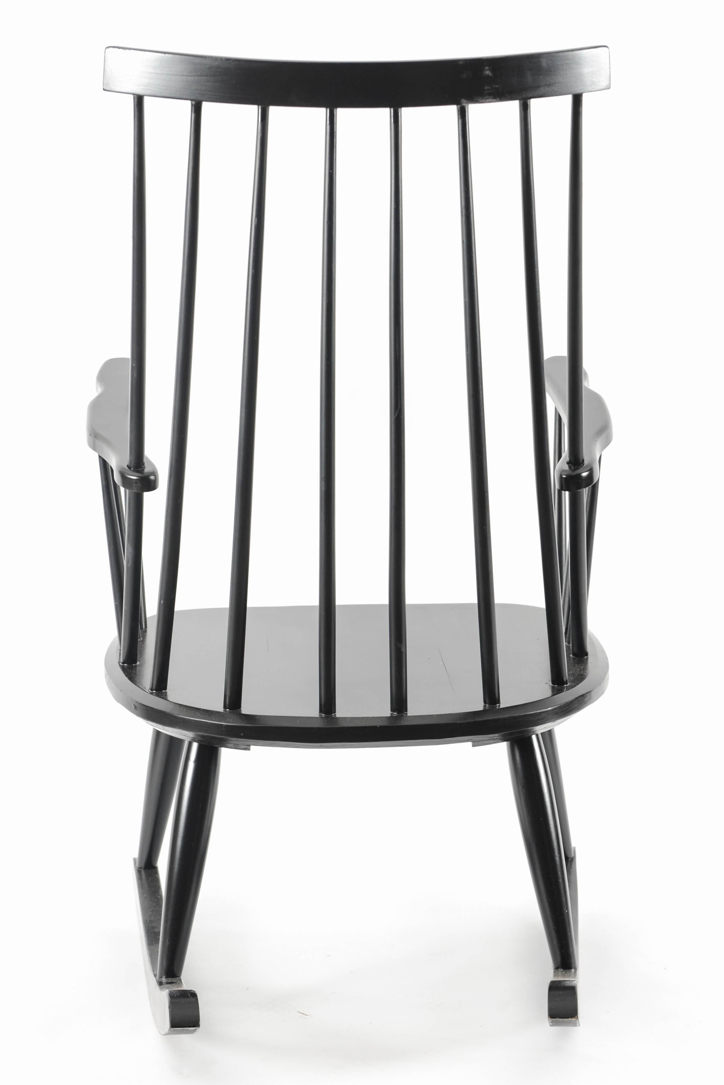 Mid-Century Modern Lena Larsson Rocking Chair for Nesto Sweden, Pastoe