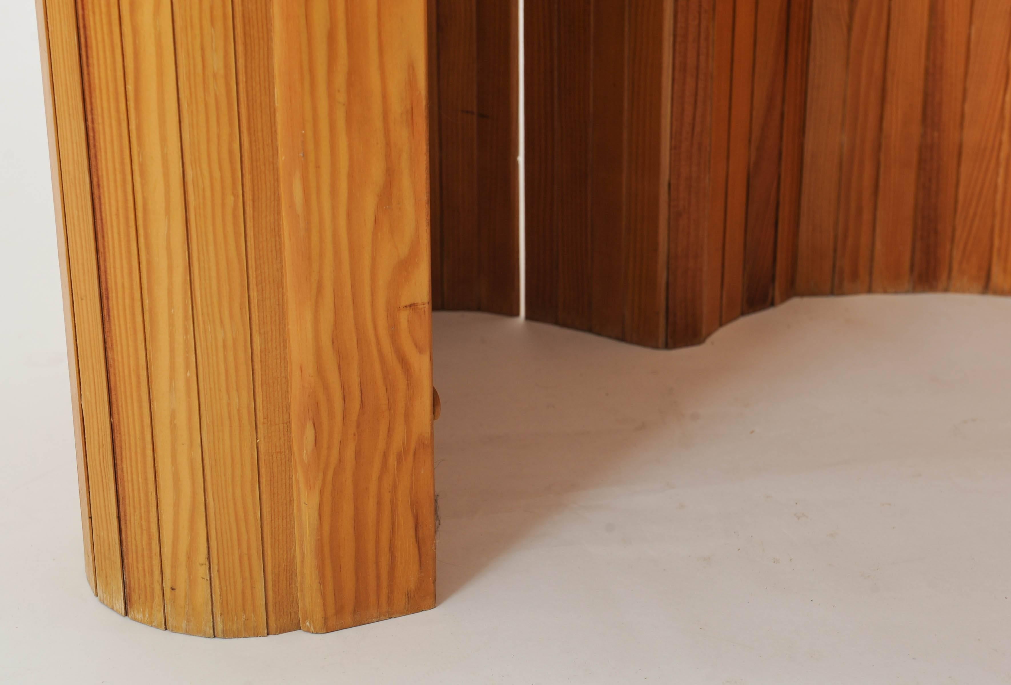 Wood Jomaine Baumann Room Divider or Paravent