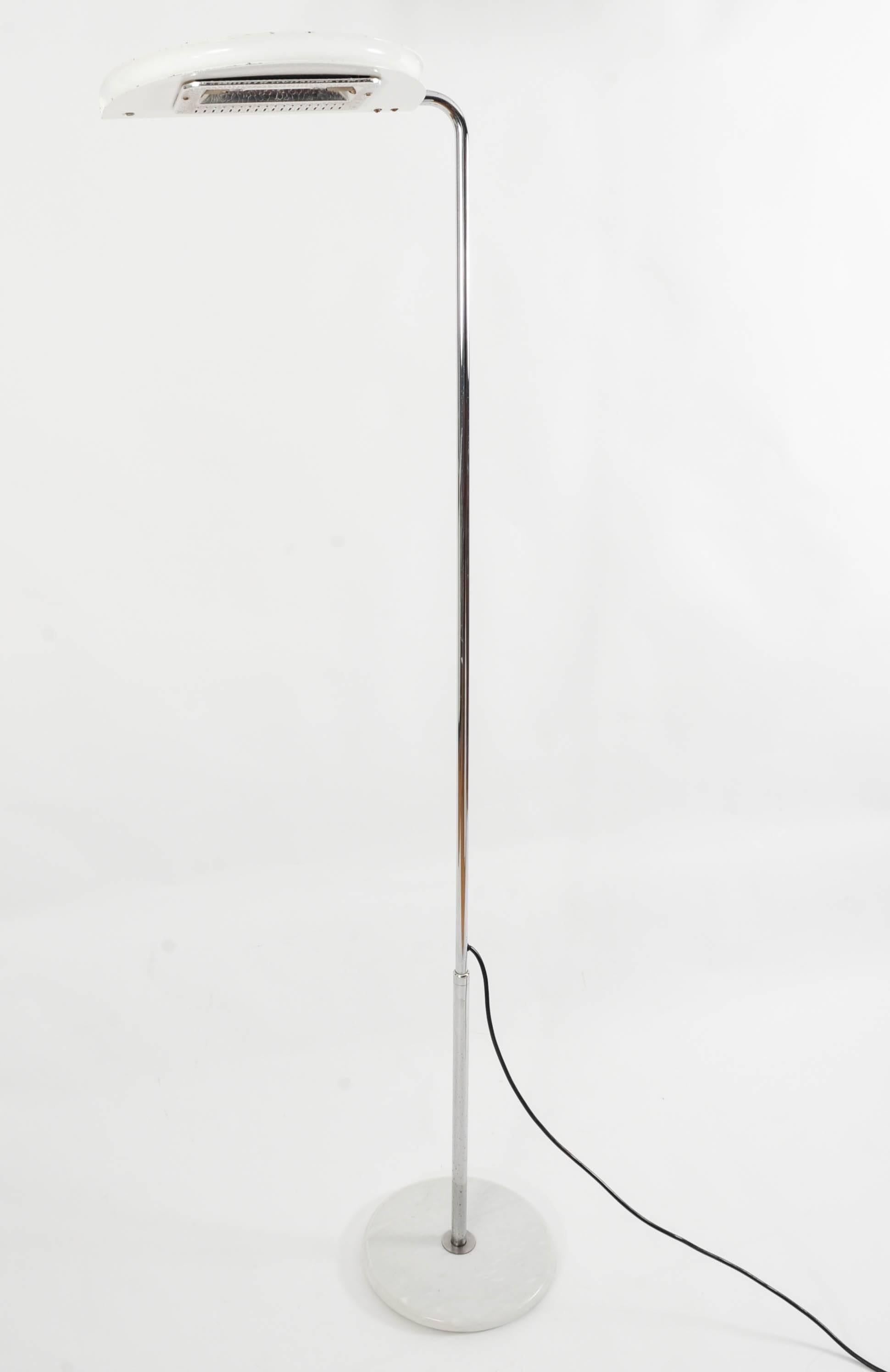 Mid-Century Modern Mezzaluna Floor Lamp by Bruno Gecchelin for Skipper