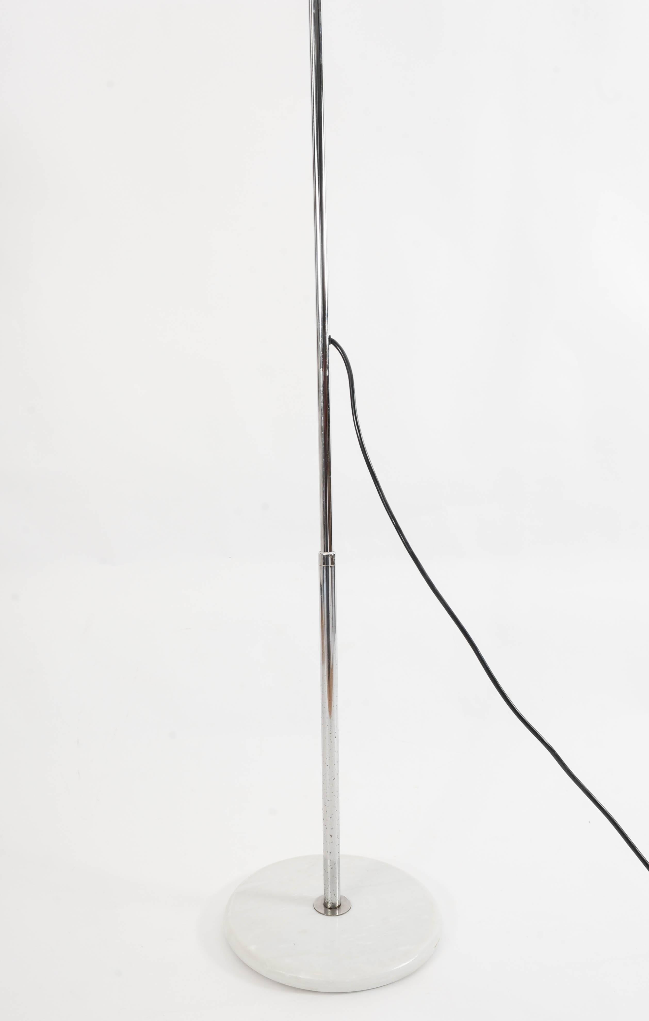 Carrara Marble Mezzaluna Floor Lamp by Bruno Gecchelin for Skipper