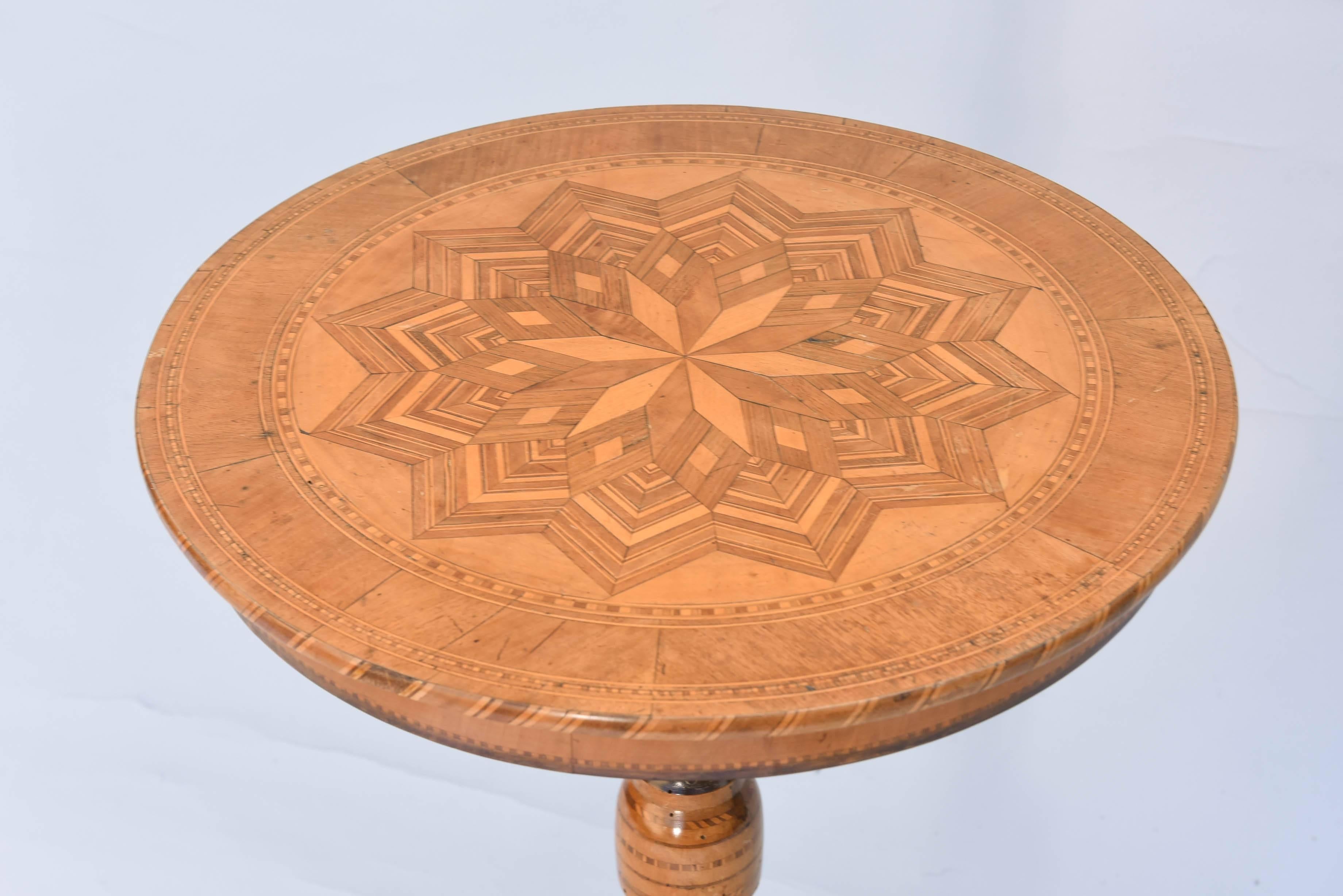 Northern Italian Parquetry Sorrento Table In Excellent Condition In West Palm Beach, FL