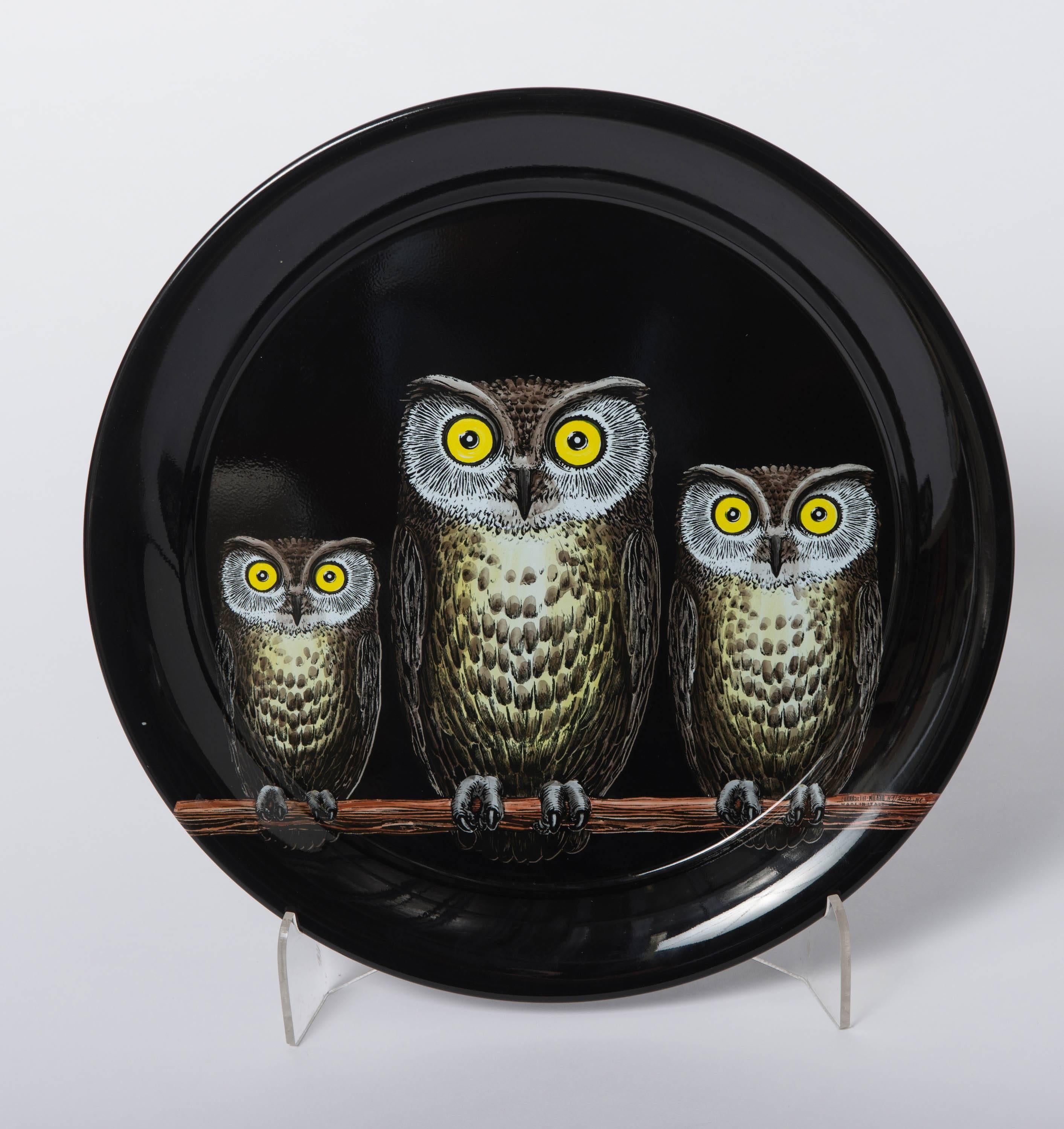 Atelier Fornasetti metal serving tray 