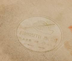 Piero Fornasetti eight porcelain coasters, Italy circa 1950