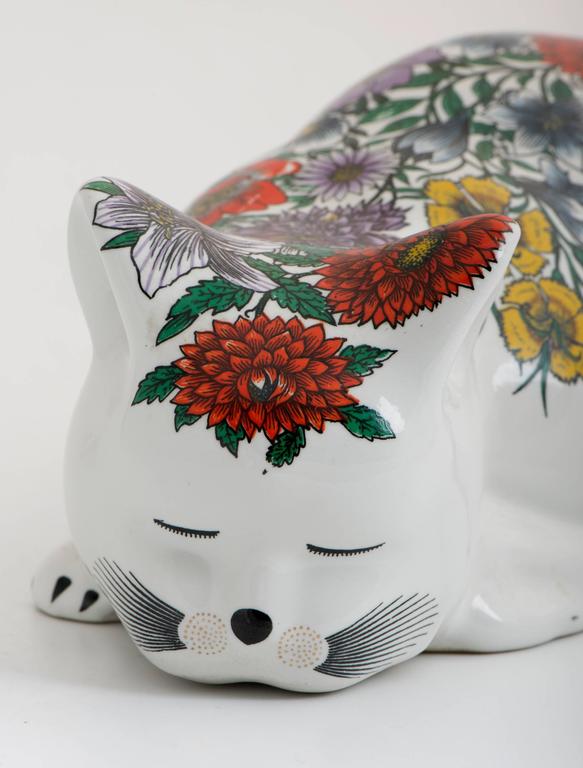 Piero Fornasetti Model of a Cat at 1stDibs