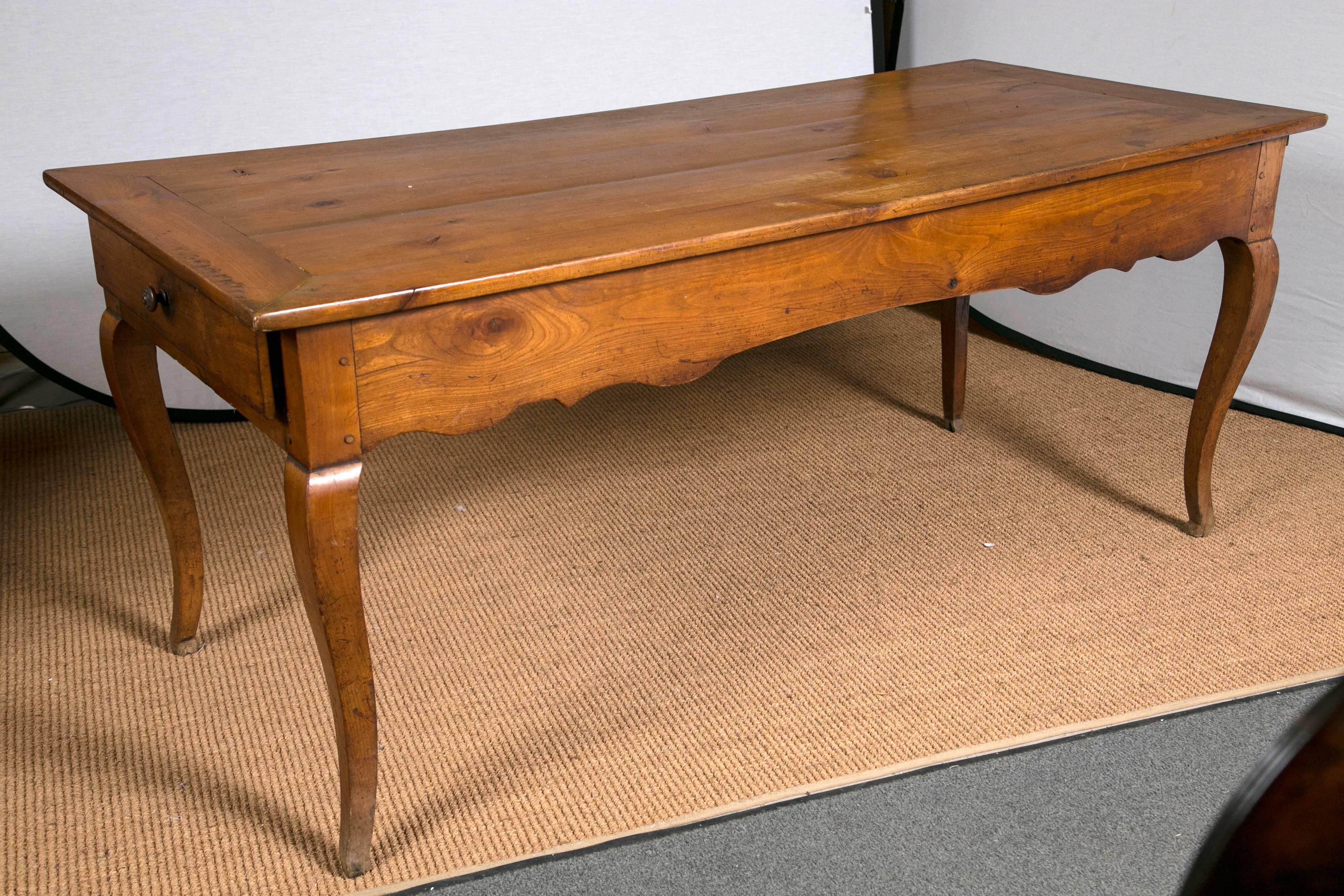 20th Century Provencal Fruitwood Table, circa 1900, France