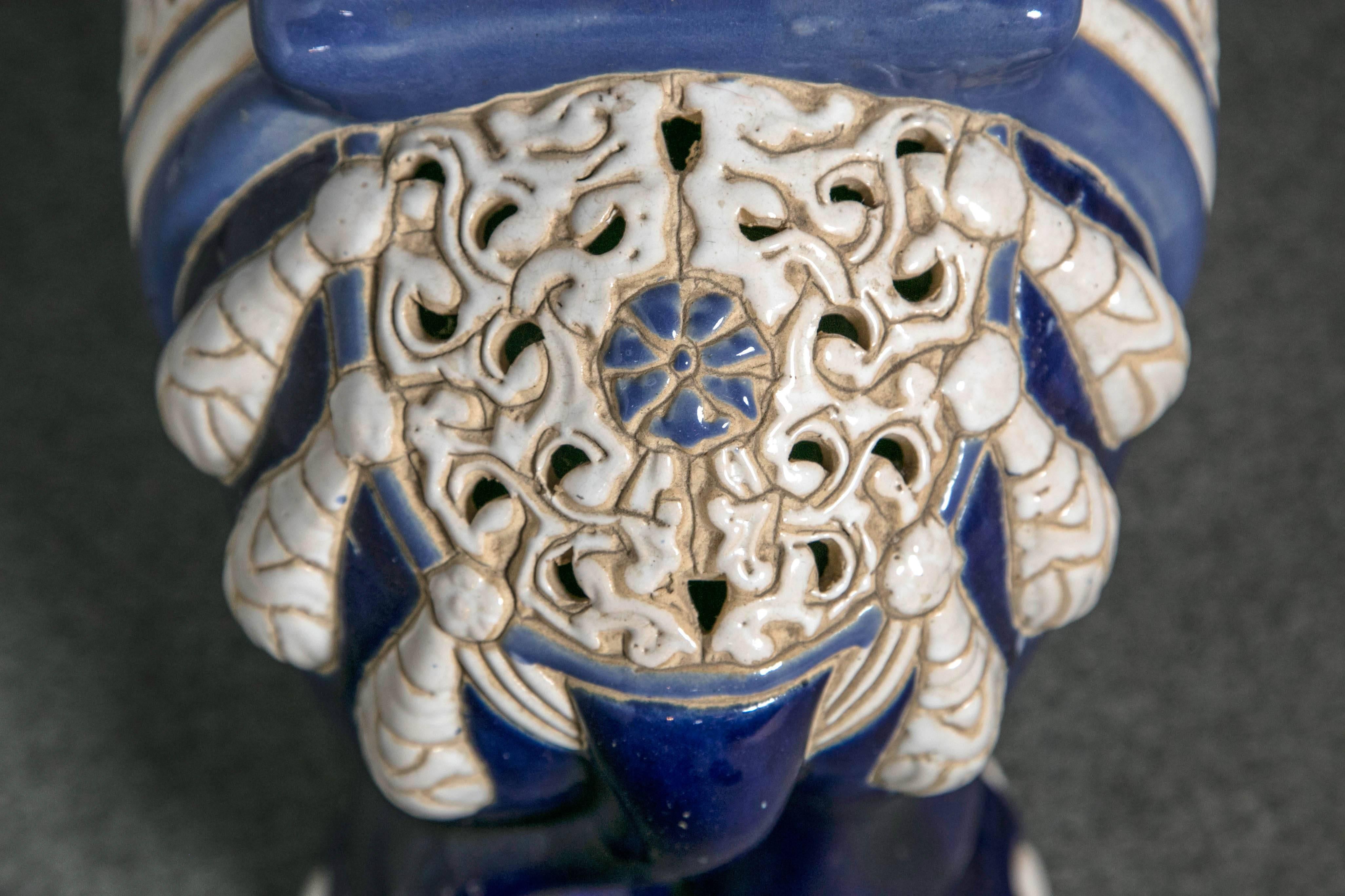 Ceramic Elephant Garden Seat, circa 1950s 4