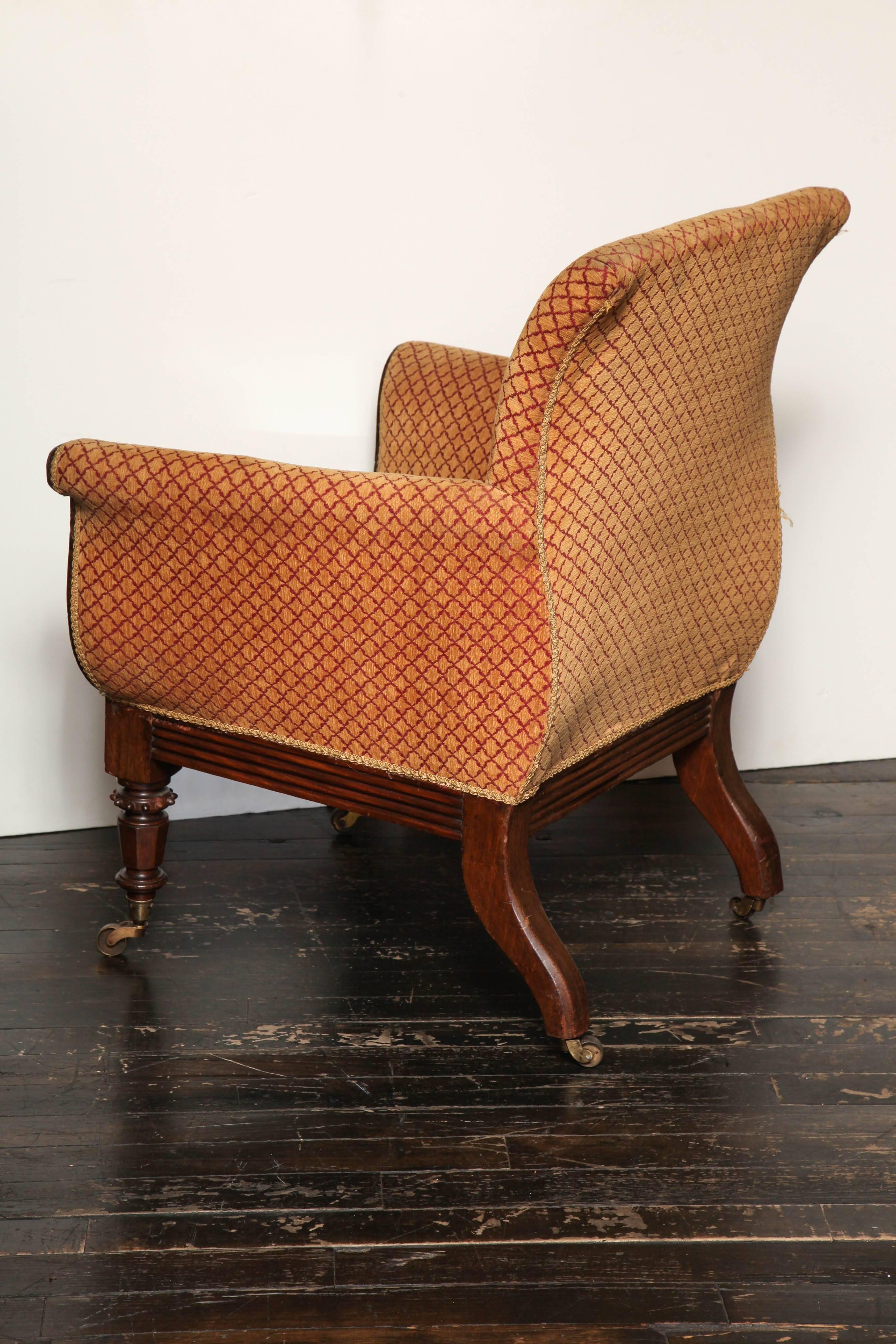 English Regency Library Chair 4