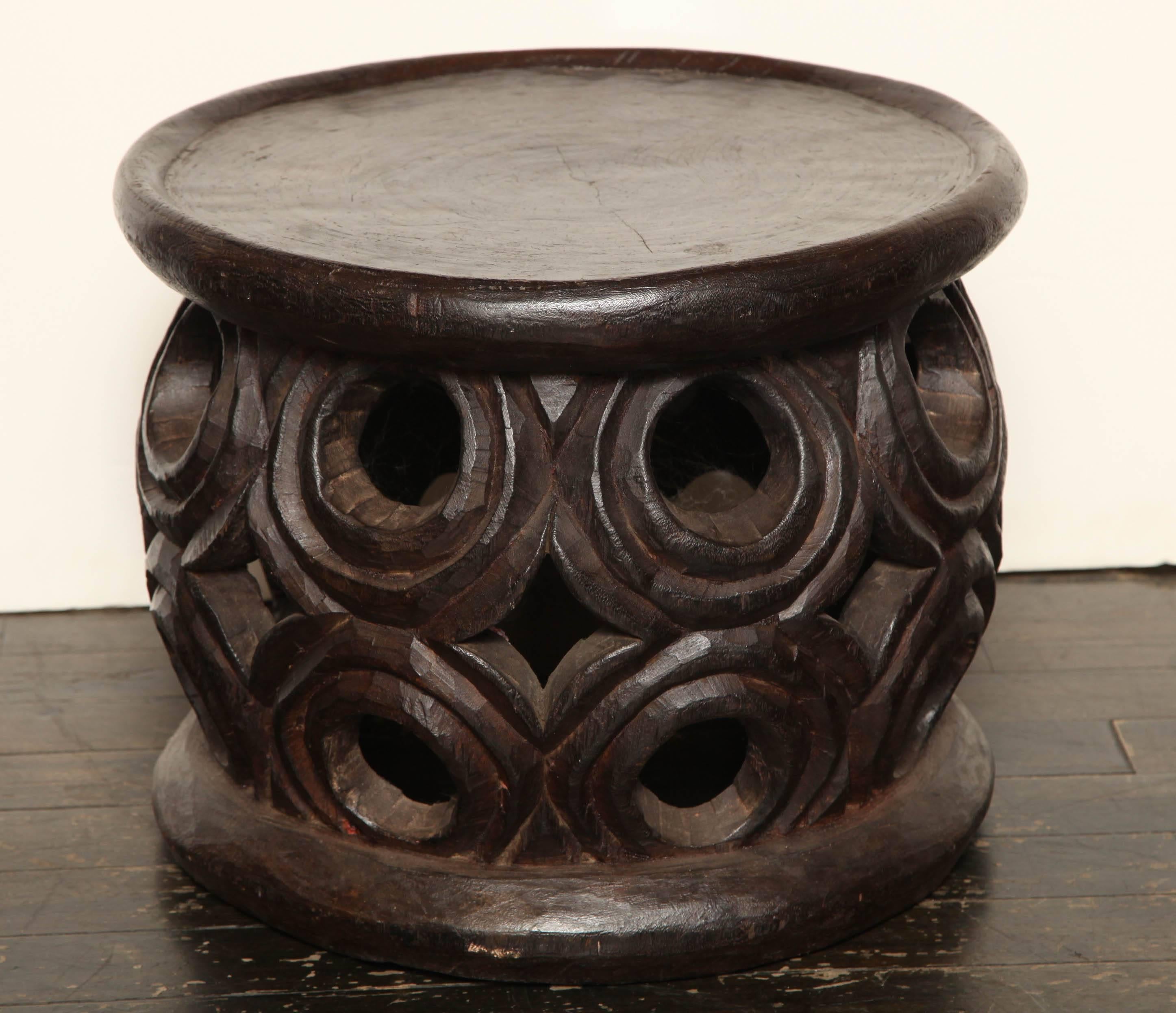 Carved African Stool, Possibly Niger Circa 1940-1950