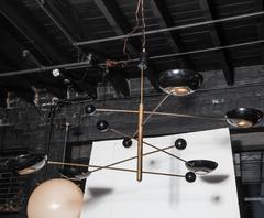 Giant Orbiting Italian Modern Chandelier