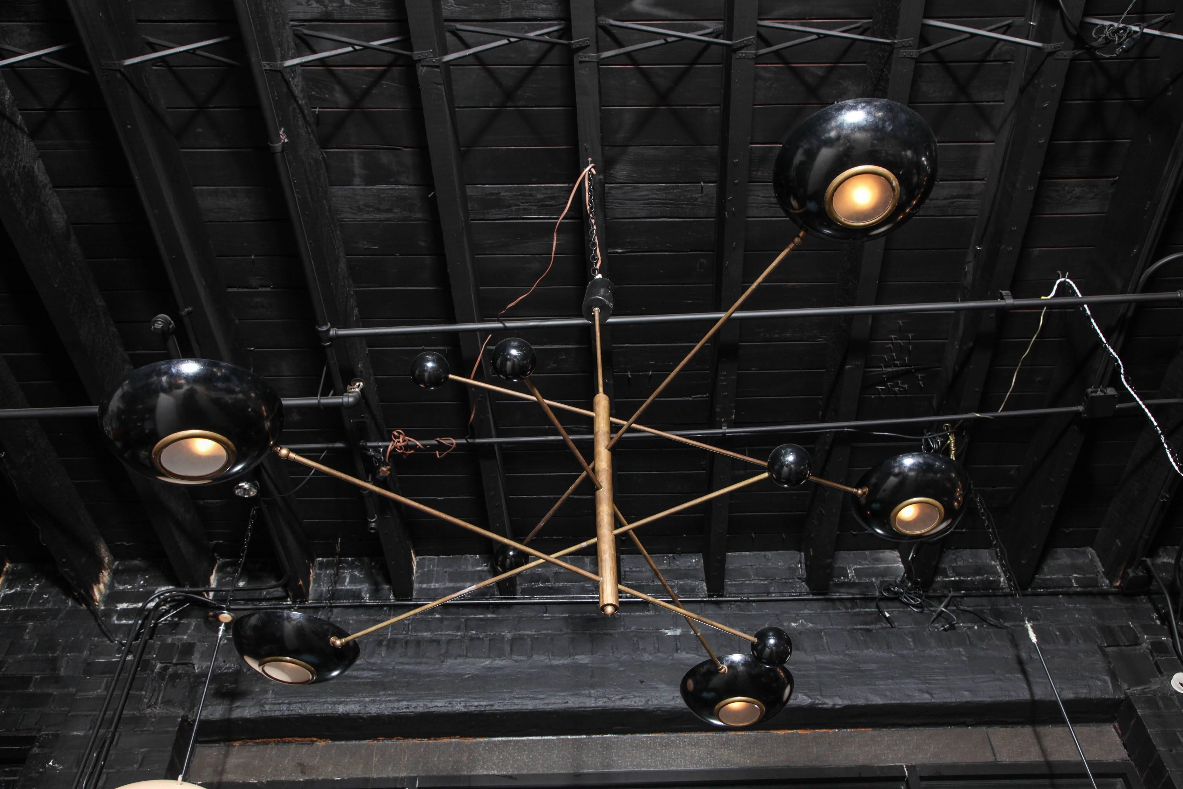 Giant Orbiting Italian Modern Chandelier 1