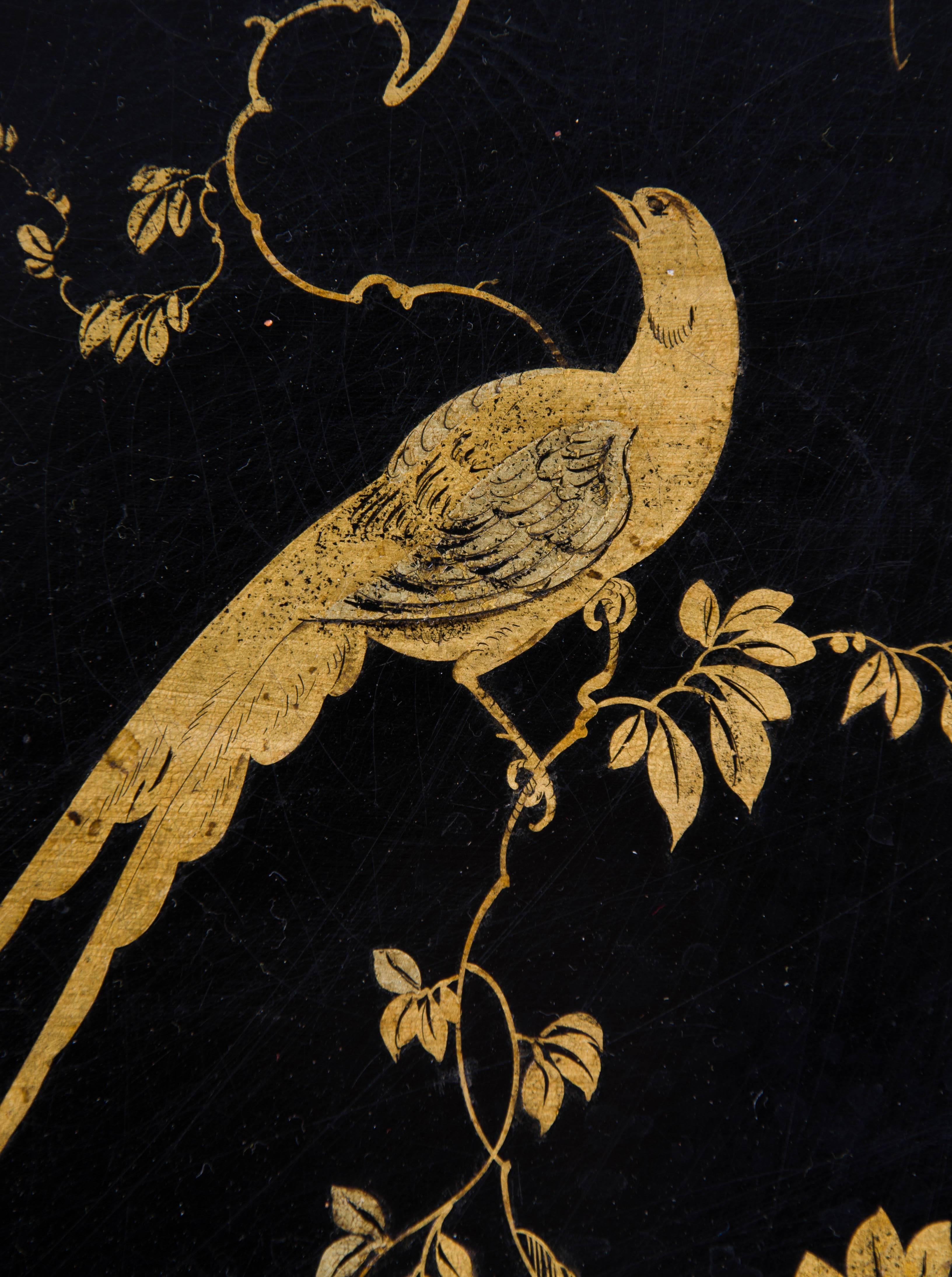19th Century Paper Mache Tray on Stand In Good Condition In Brighton, Sussex