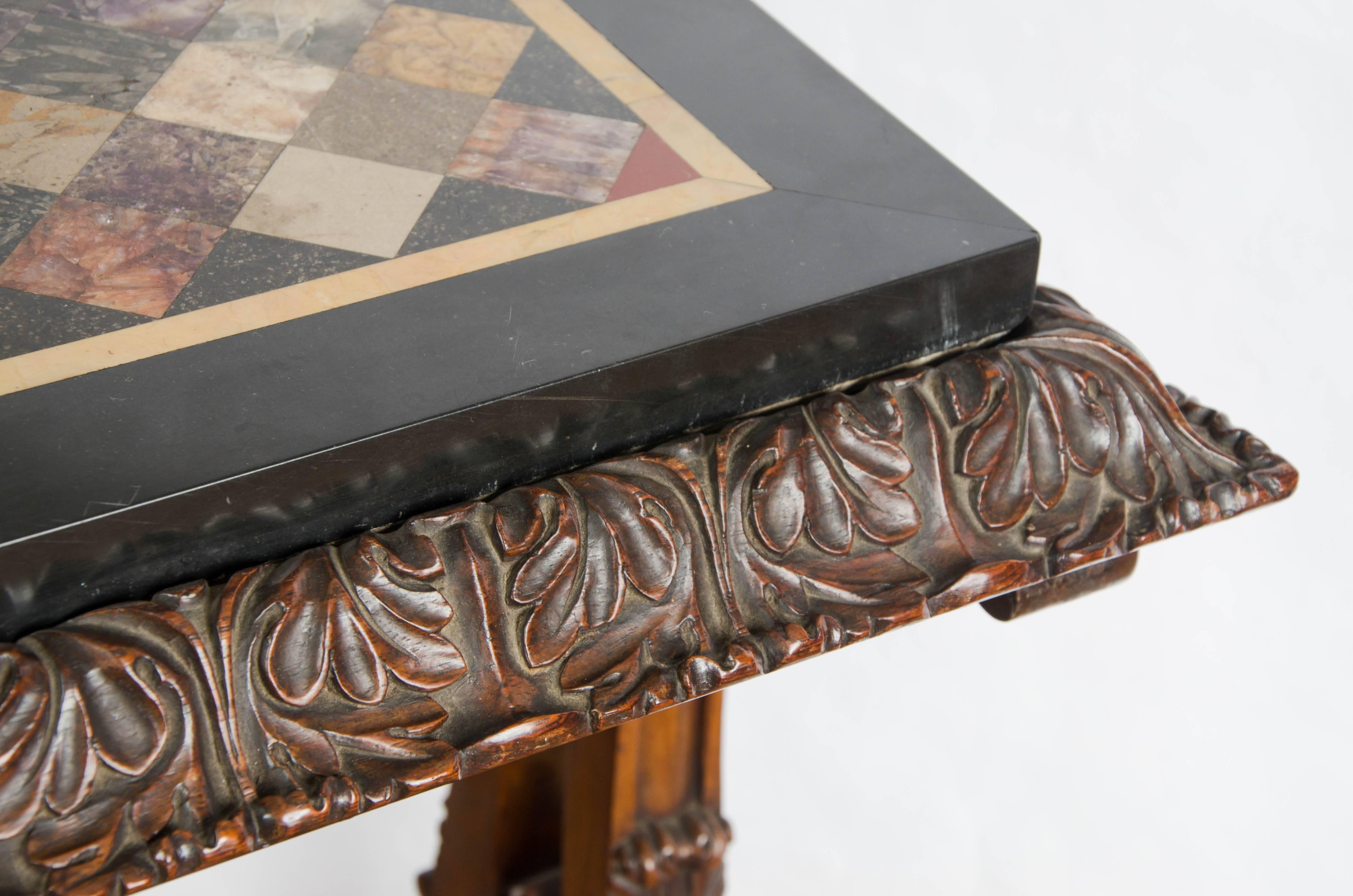 19th Century Specimen Marble Table 3