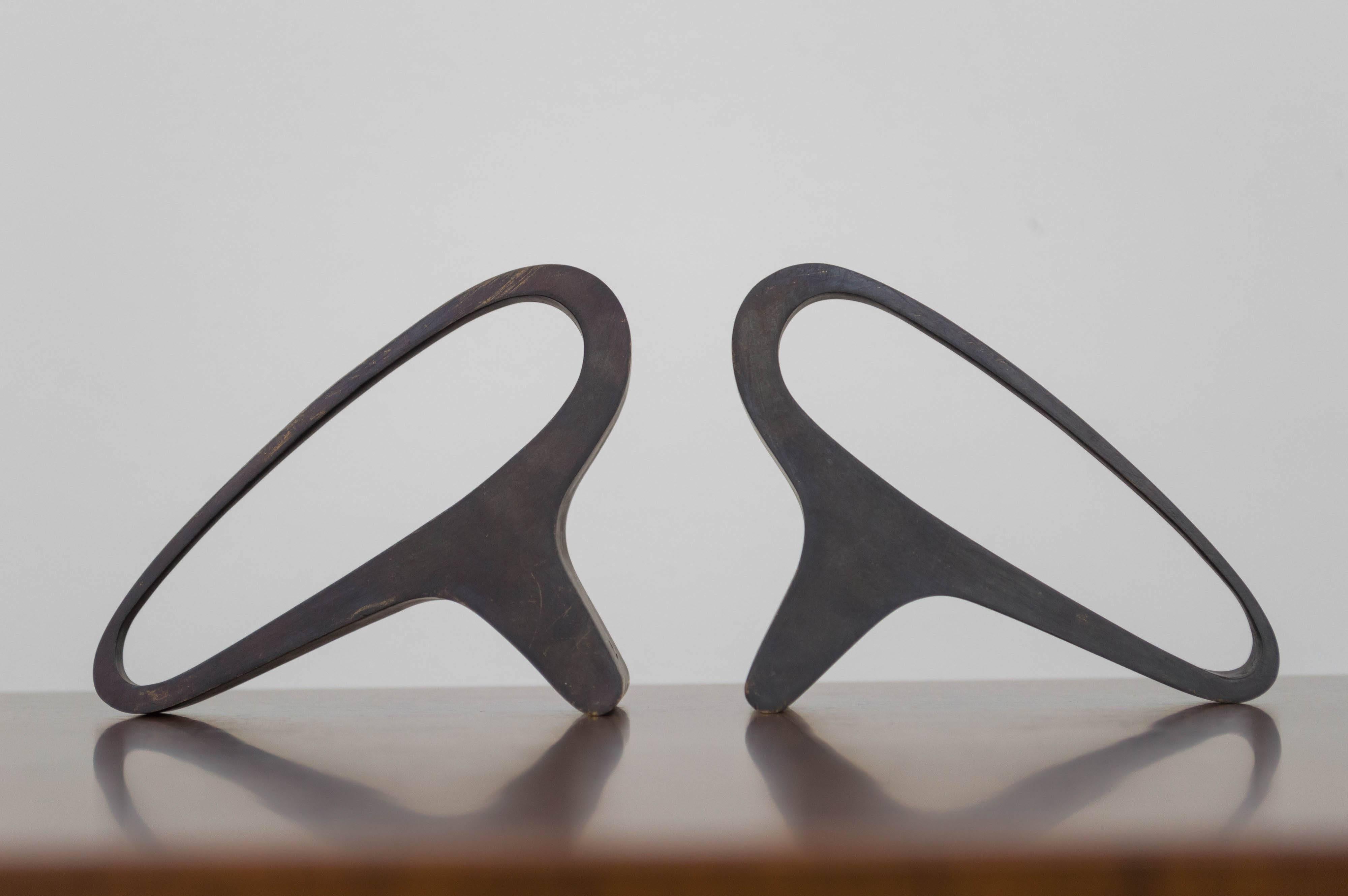 Mid-20th Century Carl Auböck Bronze Bookends